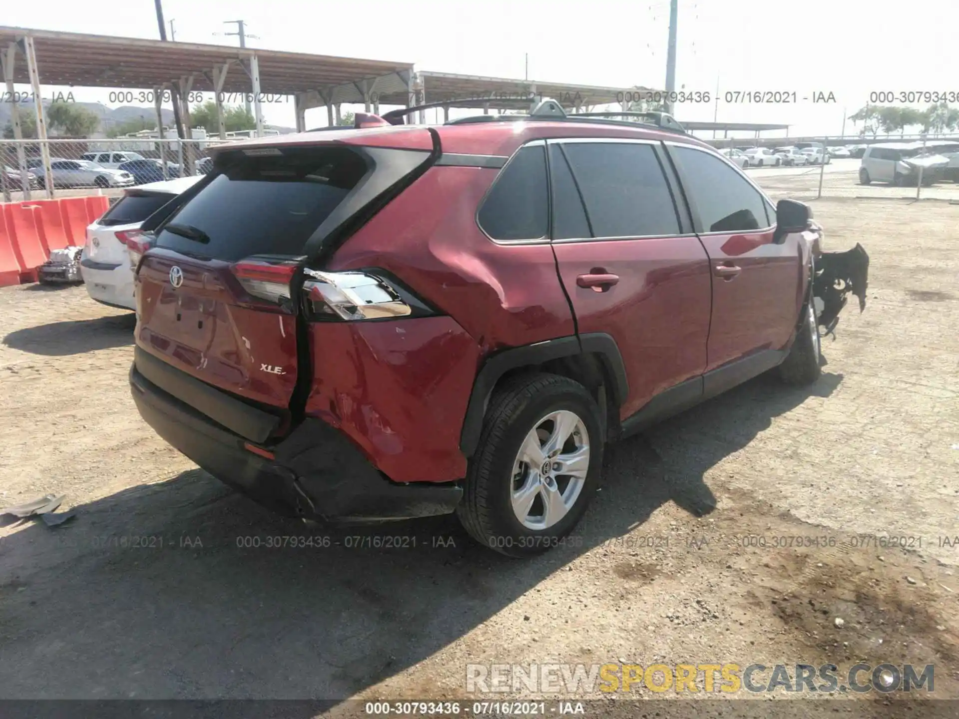 4 Фотография поврежденного автомобиля JTMW1RFV8KD503320 TOYOTA RAV4 2019