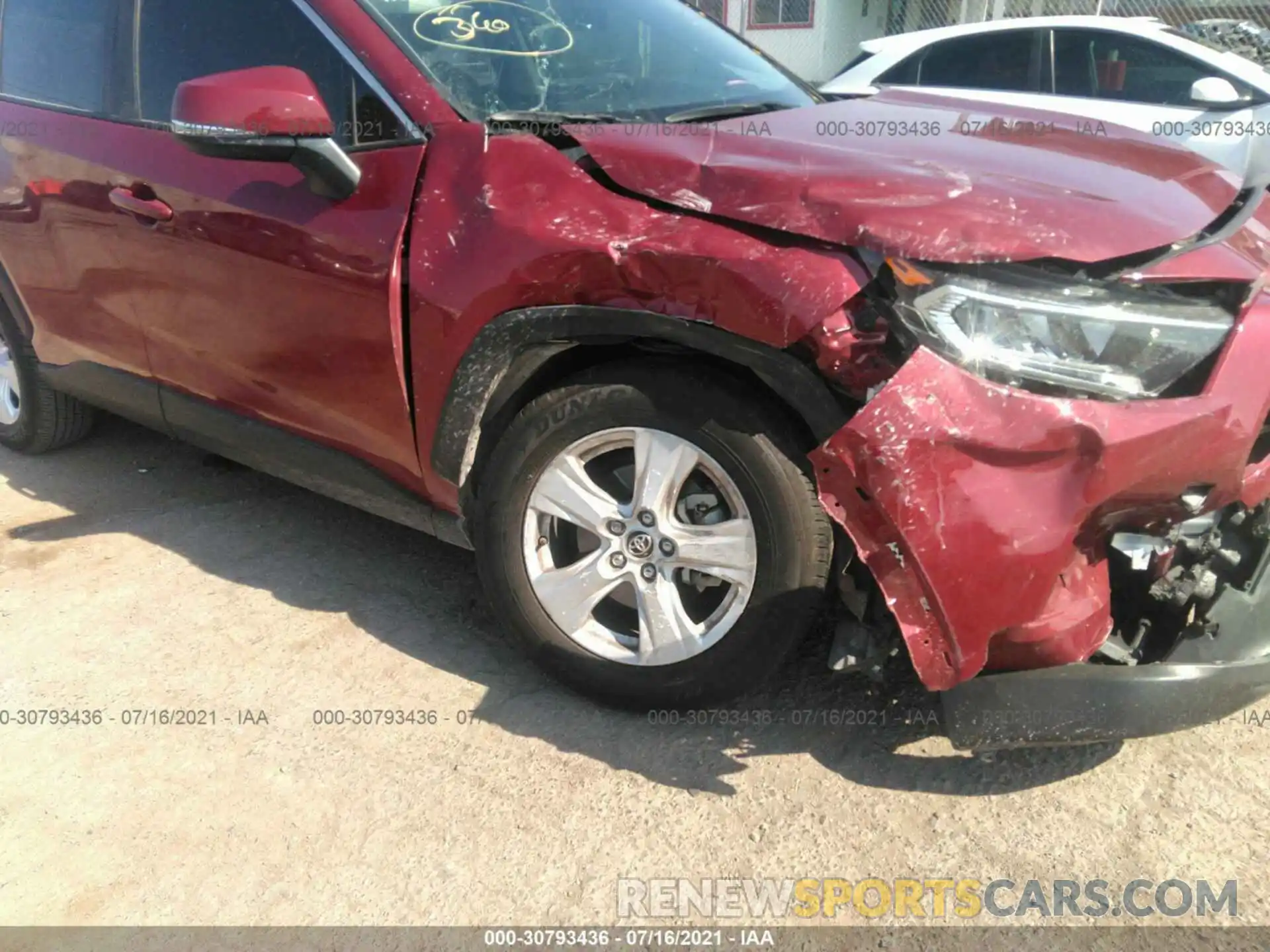 6 Photograph of a damaged car JTMW1RFV8KD503320 TOYOTA RAV4 2019