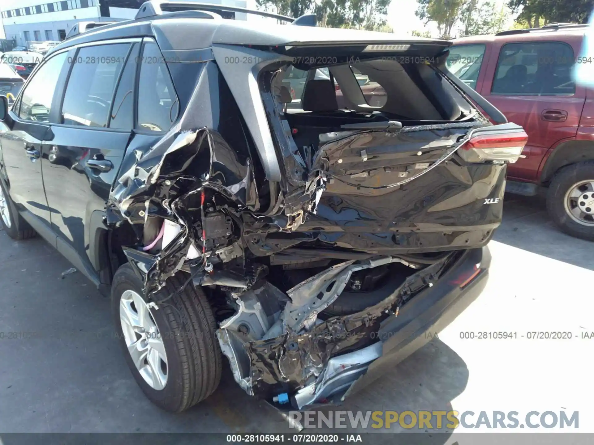 6 Фотография поврежденного автомобиля JTMW1RFV8KD503883 TOYOTA RAV4 2019