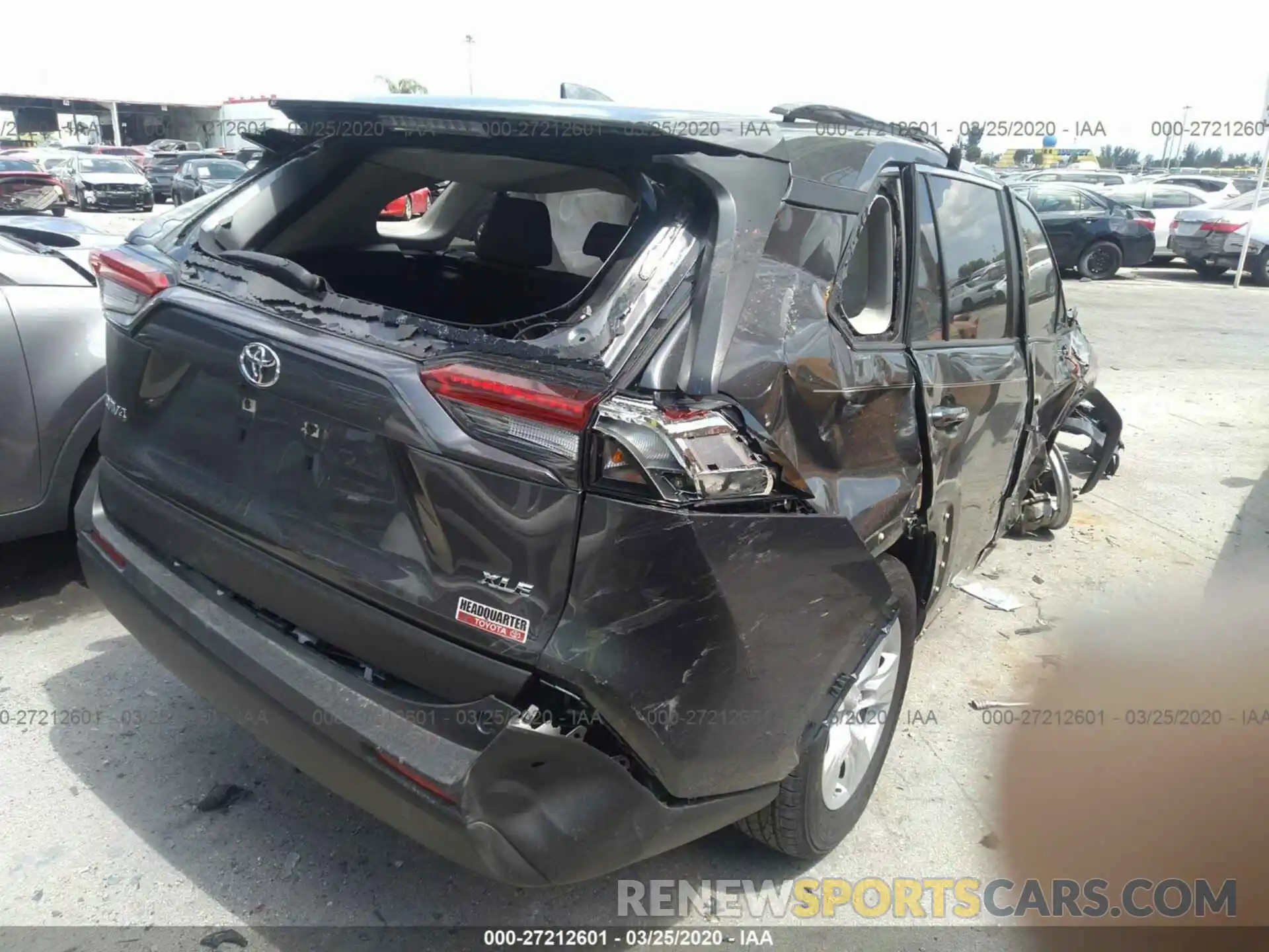 4 Фотография поврежденного автомобиля JTMW1RFV8KD504290 TOYOTA RAV4 2019