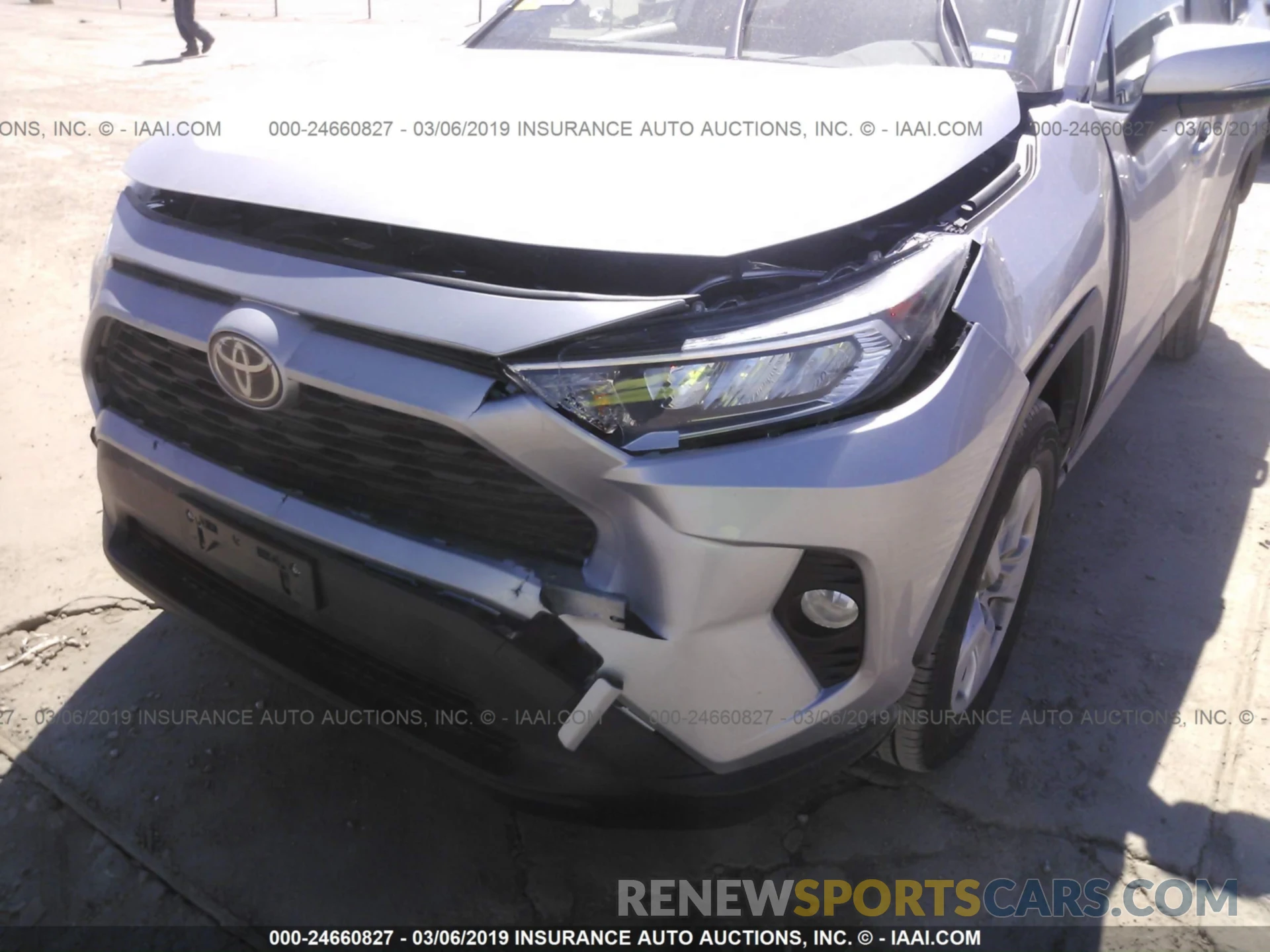 6 Photograph of a damaged car JTMW1RFV8KD504841 TOYOTA RAV4 2019