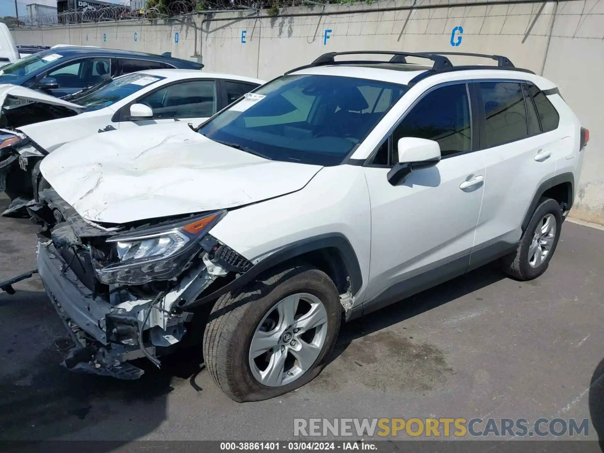 2 Photograph of a damaged car JTMW1RFV8KD509487 TOYOTA RAV4 2019