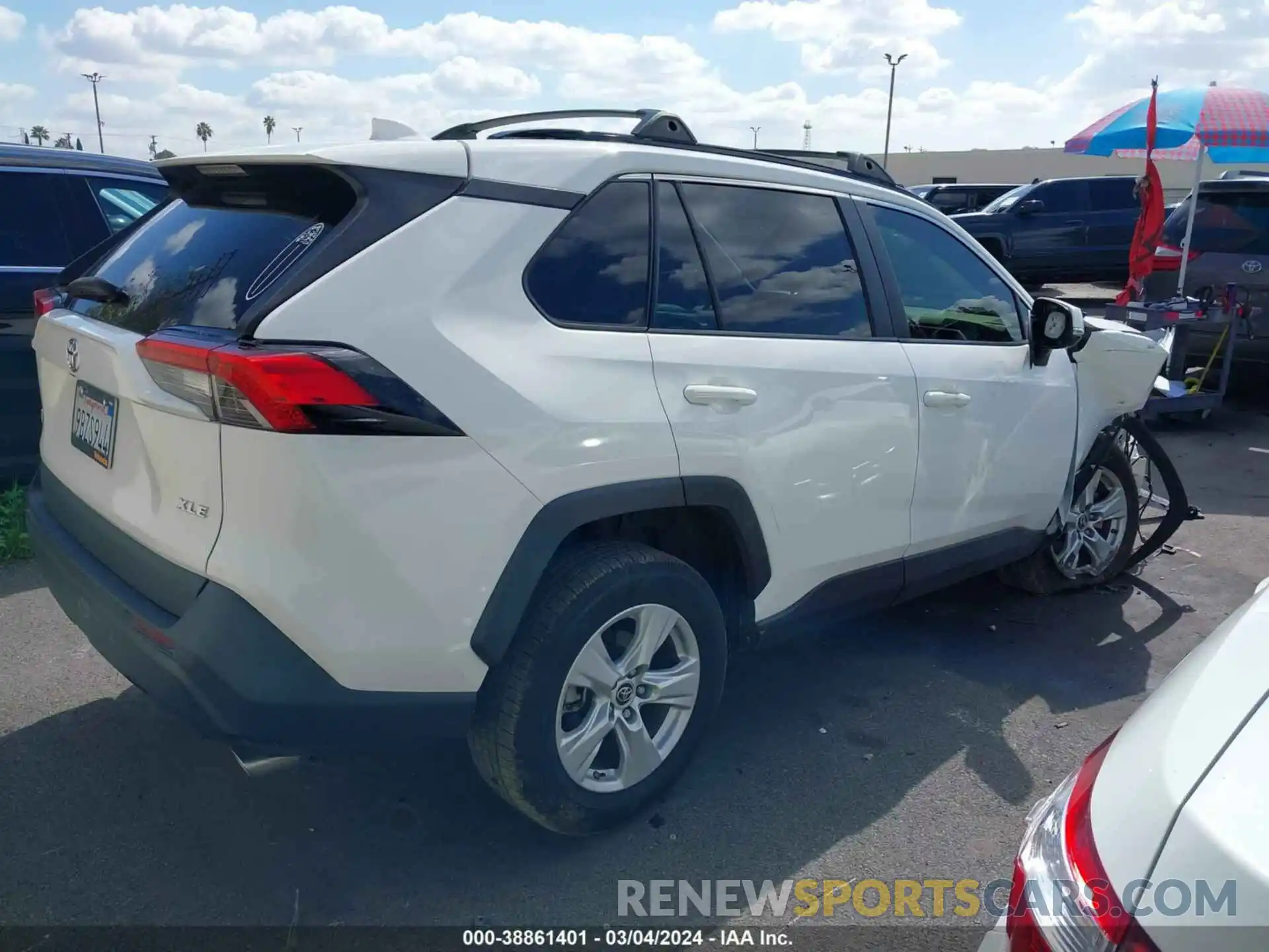 4 Фотография поврежденного автомобиля JTMW1RFV8KD509487 TOYOTA RAV4 2019