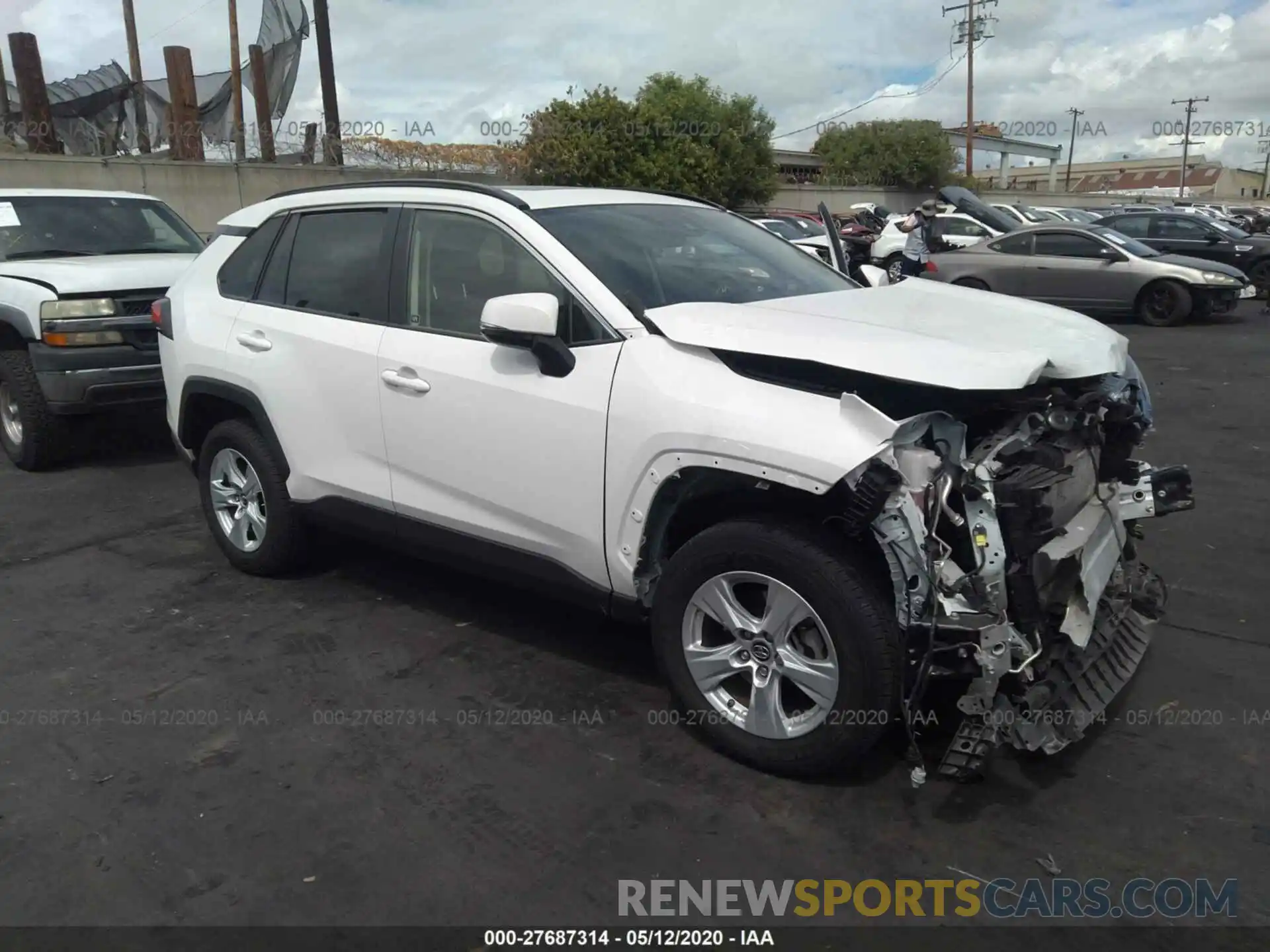 1 Photograph of a damaged car JTMW1RFV8KD509635 TOYOTA RAV4 2019