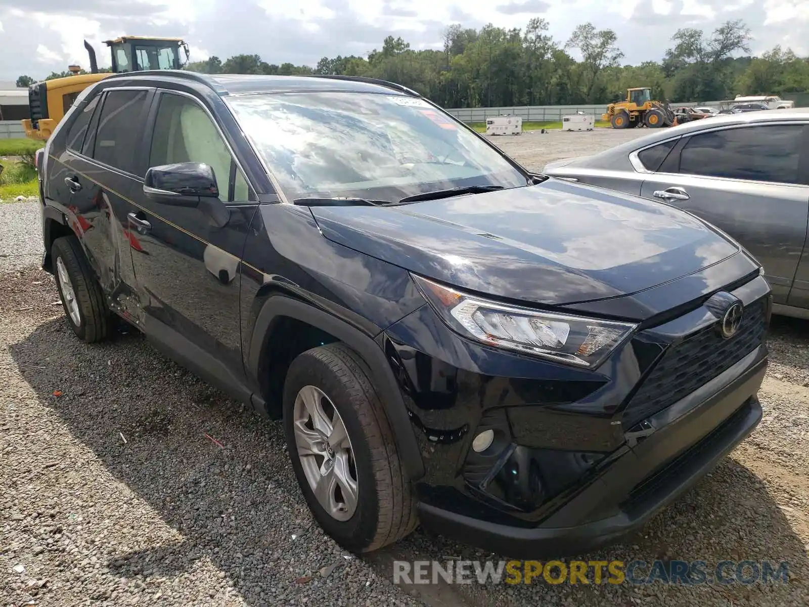 1 Photograph of a damaged car JTMW1RFV8KD510901 TOYOTA RAV4 2019