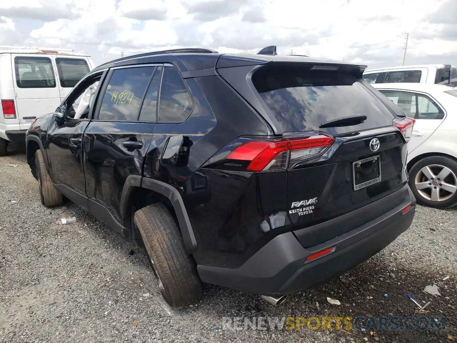 3 Фотография поврежденного автомобиля JTMW1RFV8KD510901 TOYOTA RAV4 2019