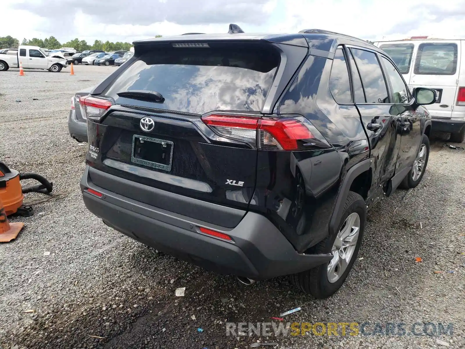 4 Photograph of a damaged car JTMW1RFV8KD510901 TOYOTA RAV4 2019