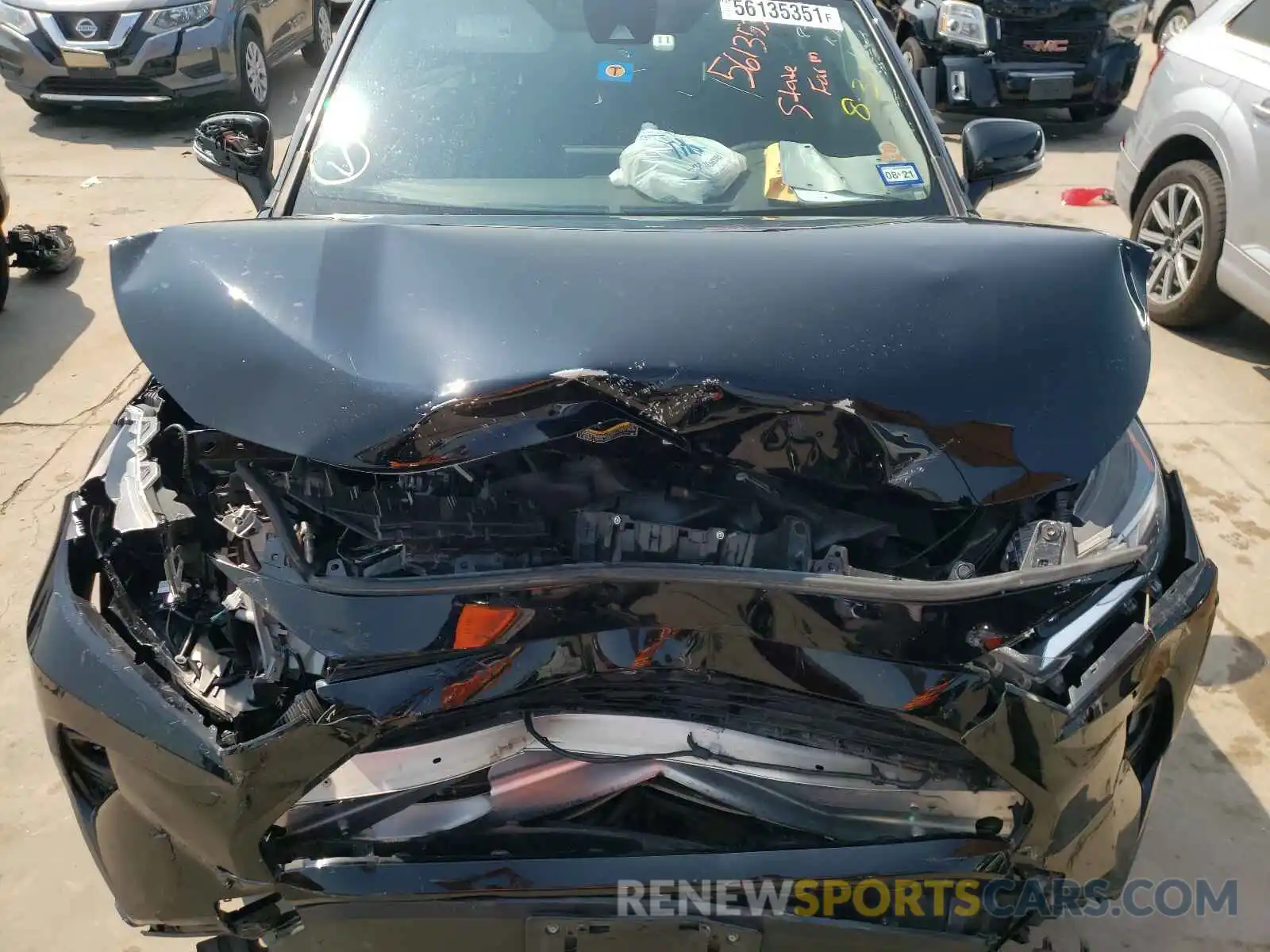 7 Photograph of a damaged car JTMW1RFV8KD511367 TOYOTA RAV4 2019