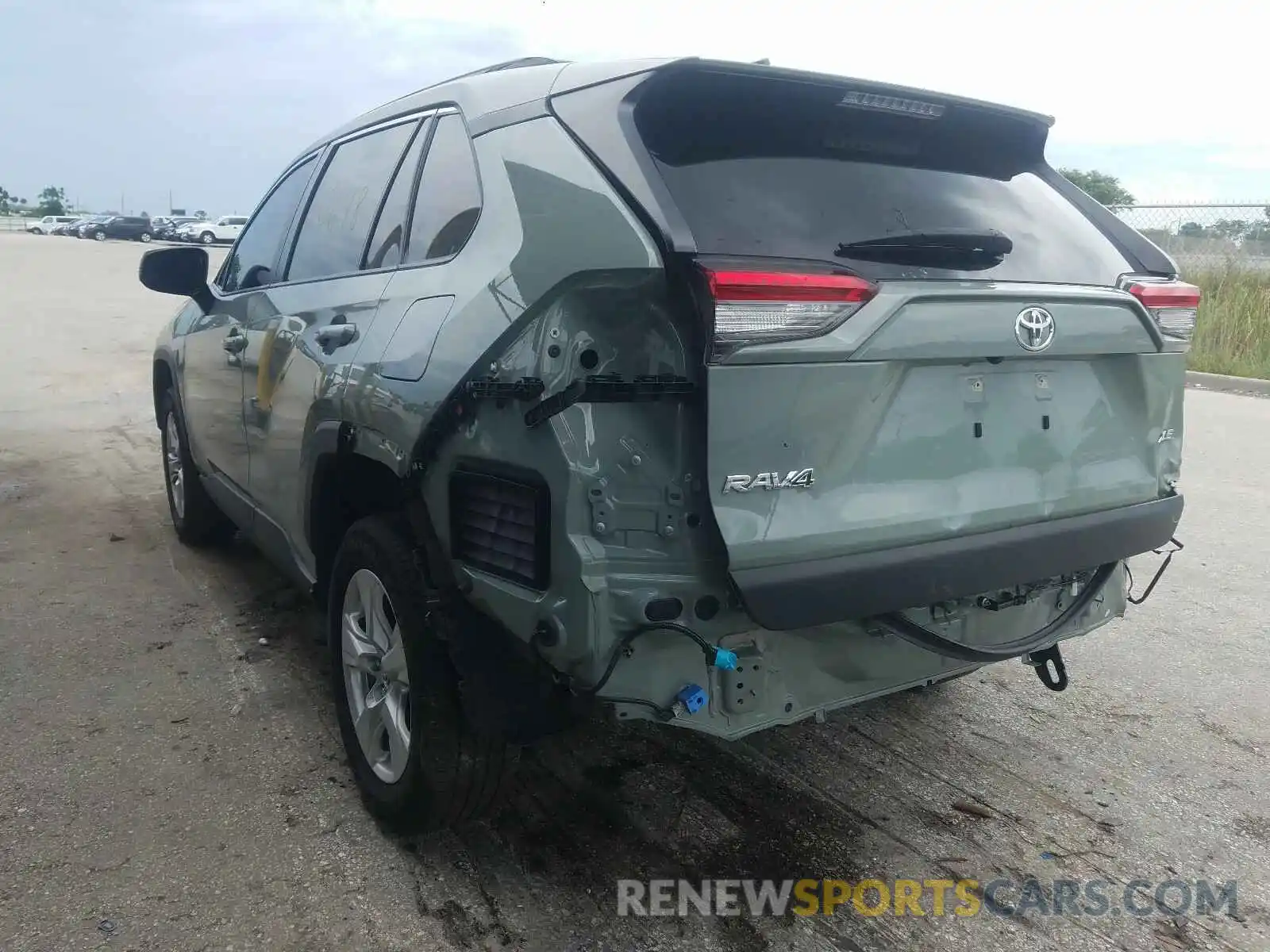 3 Photograph of a damaged car JTMW1RFV8KD513300 TOYOTA RAV4 2019