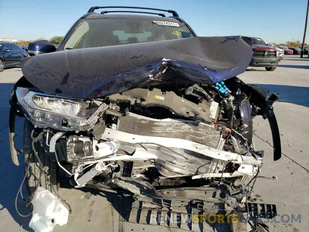 9 Photograph of a damaged car JTMW1RFV8KD514074 TOYOTA RAV4 2019