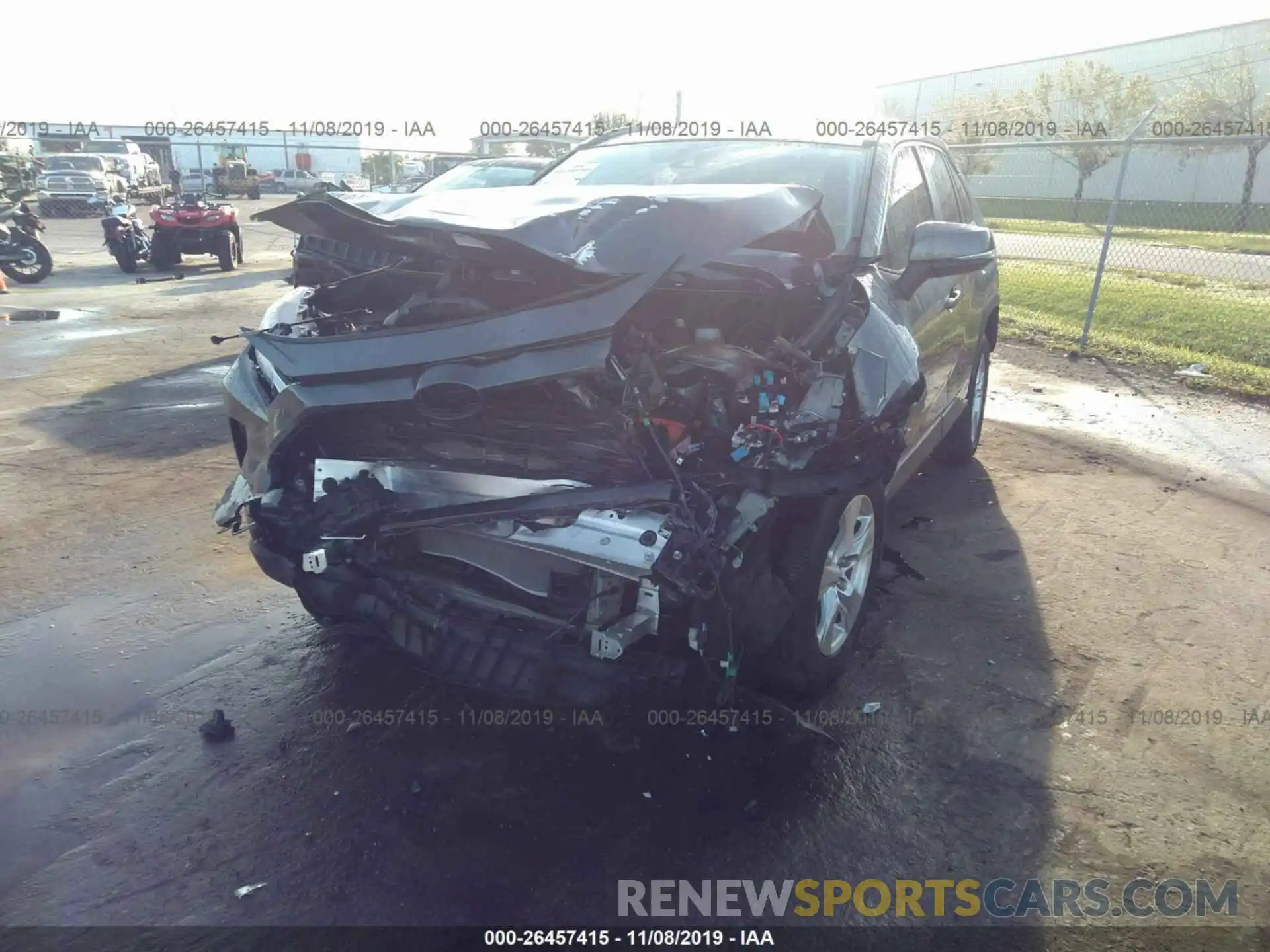 6 Photograph of a damaged car JTMW1RFV8KJ003076 TOYOTA RAV4 2019