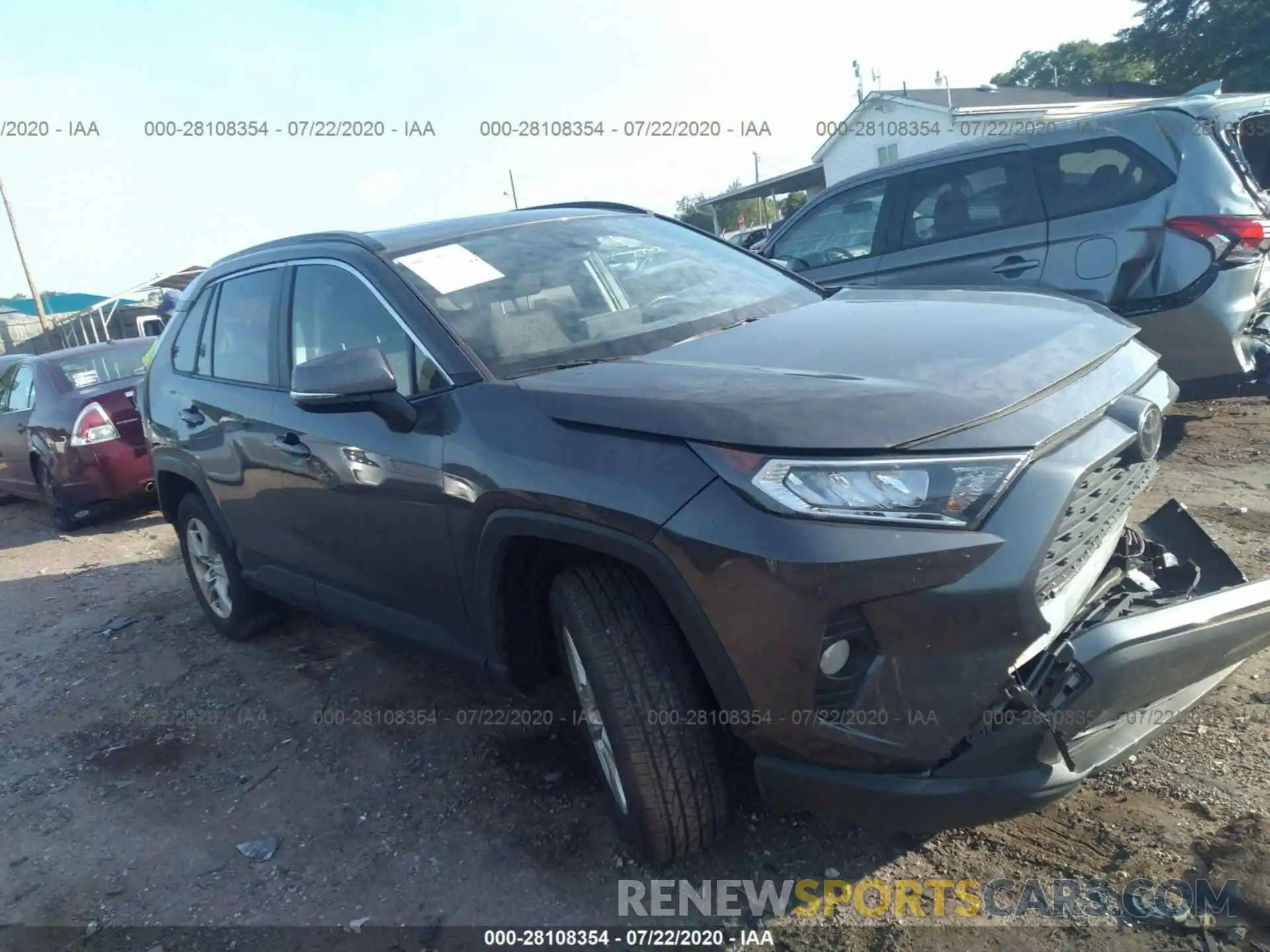 1 Photograph of a damaged car JTMW1RFV8KJ003126 TOYOTA RAV4 2019