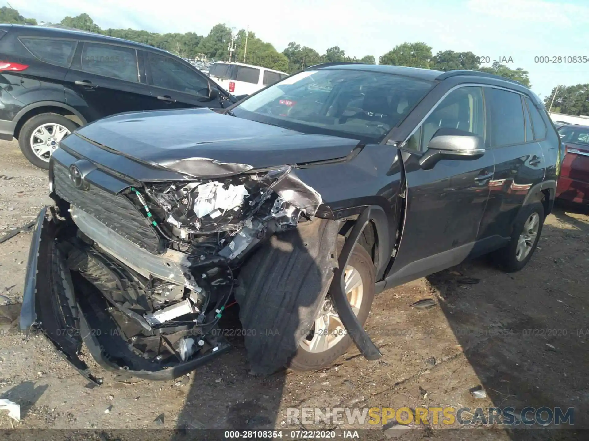 2 Photograph of a damaged car JTMW1RFV8KJ003126 TOYOTA RAV4 2019