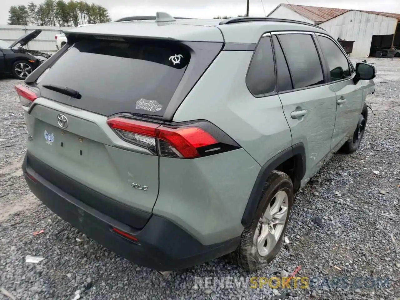 4 Photograph of a damaged car JTMW1RFV8KJ011632 TOYOTA RAV4 2019