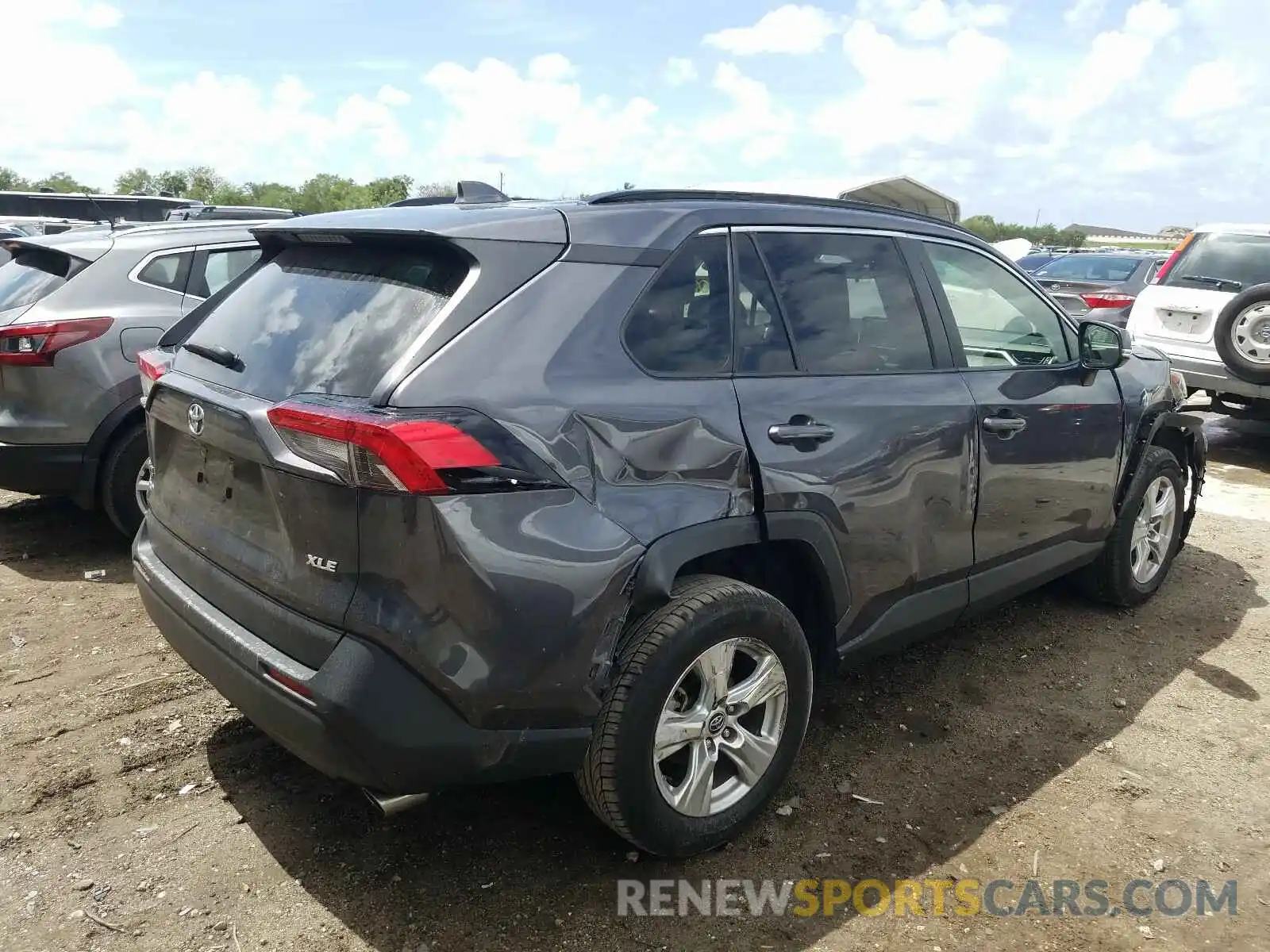 4 Photograph of a damaged car JTMW1RFV8KJ013803 TOYOTA RAV4 2019