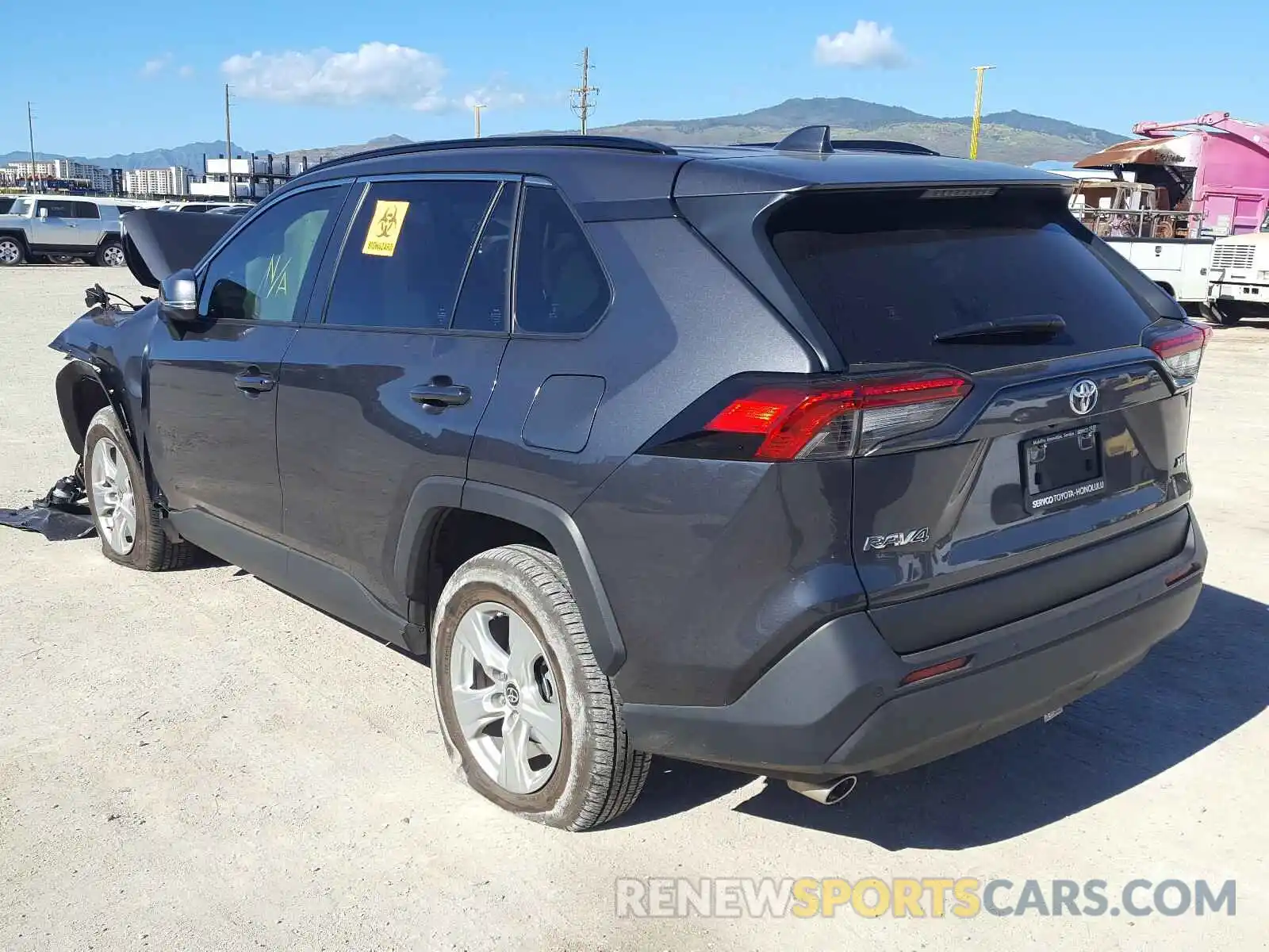 3 Photograph of a damaged car JTMW1RFV8KJ016877 TOYOTA RAV4 2019