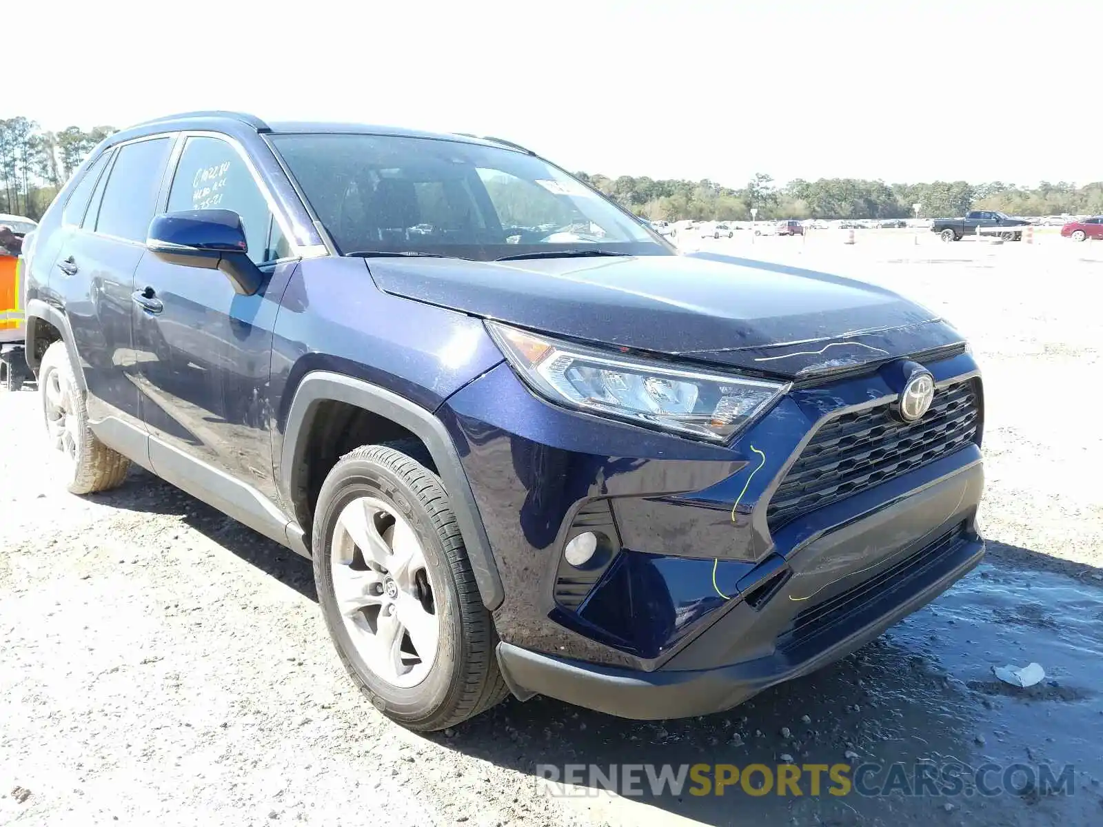 1 Photograph of a damaged car JTMW1RFV9KD012139 TOYOTA RAV4 2019