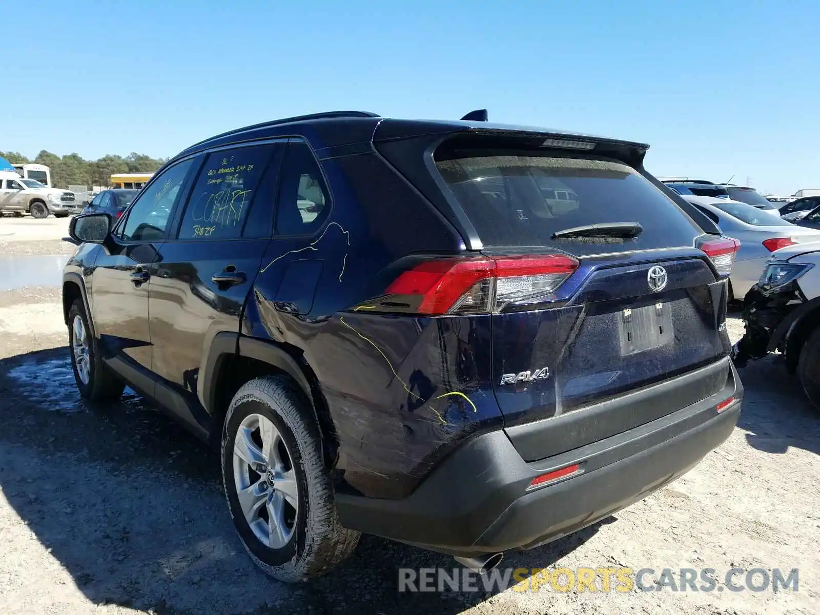 3 Photograph of a damaged car JTMW1RFV9KD012139 TOYOTA RAV4 2019