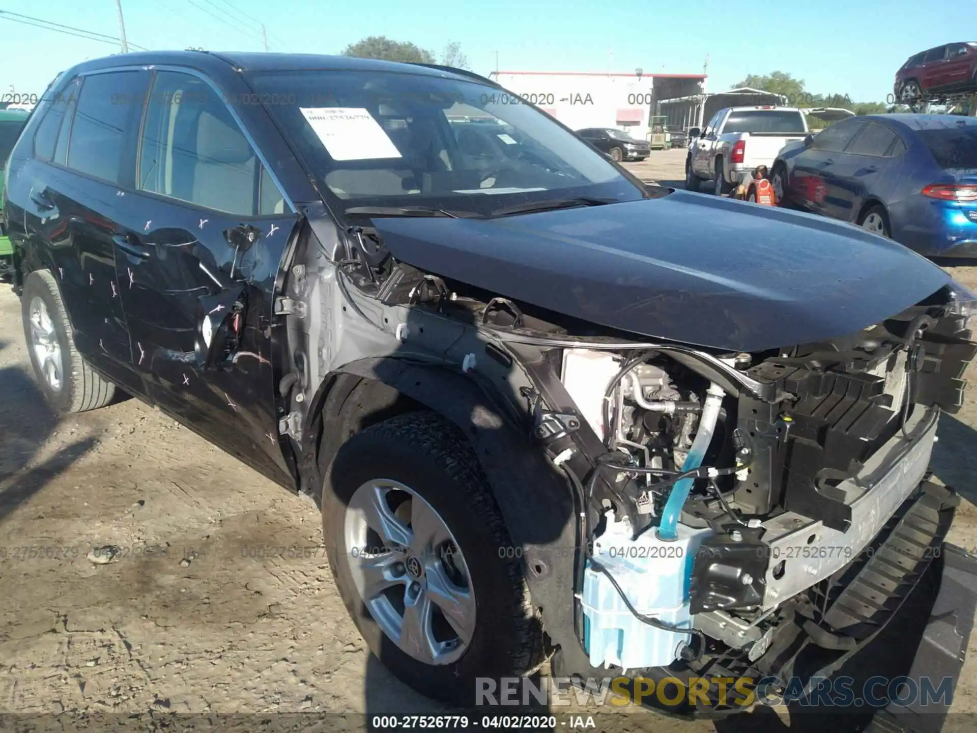 6 Photograph of a damaged car JTMW1RFV9KD012271 TOYOTA RAV4 2019