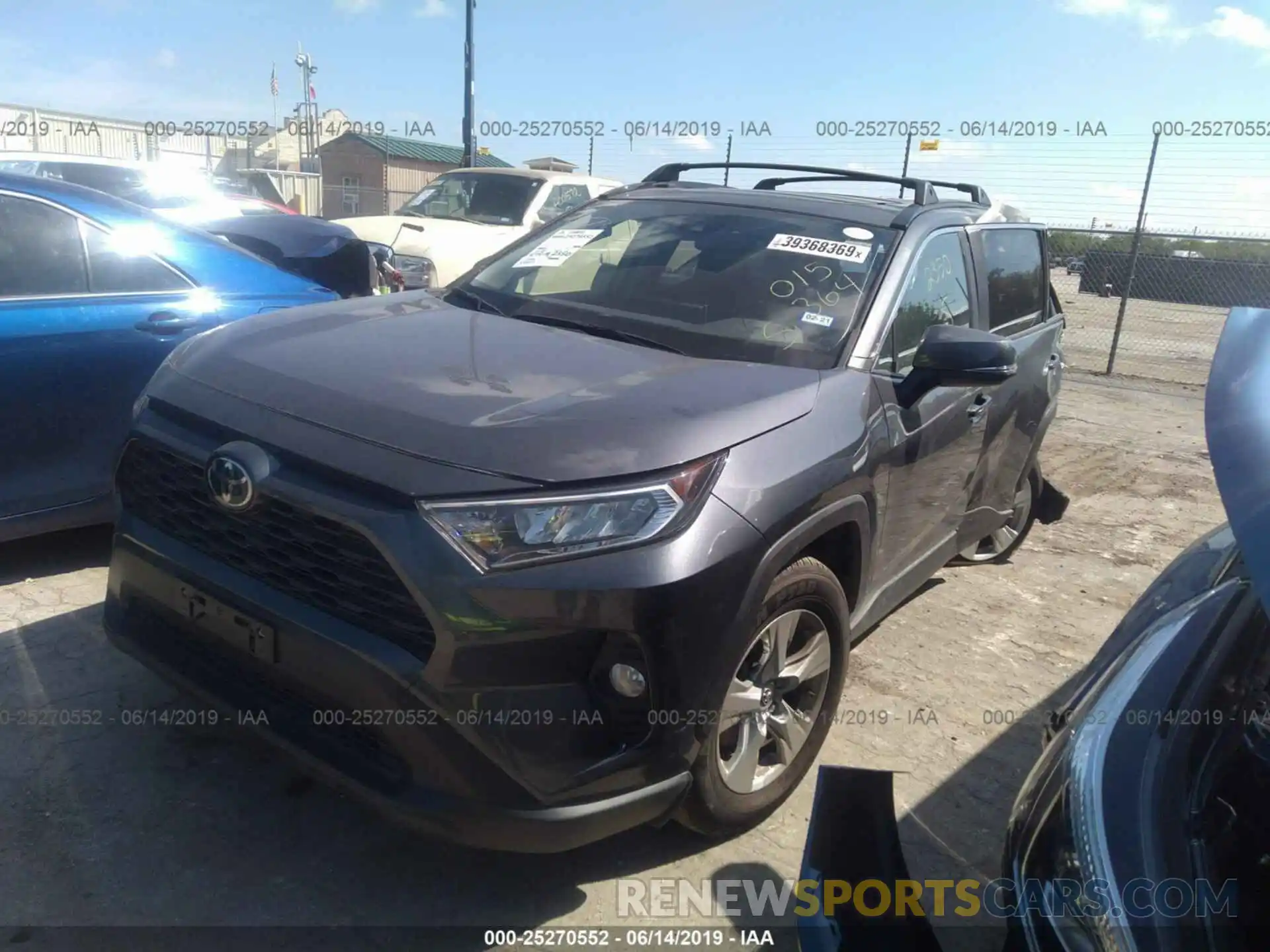 2 Photograph of a damaged car JTMW1RFV9KD015364 TOYOTA RAV4 2019