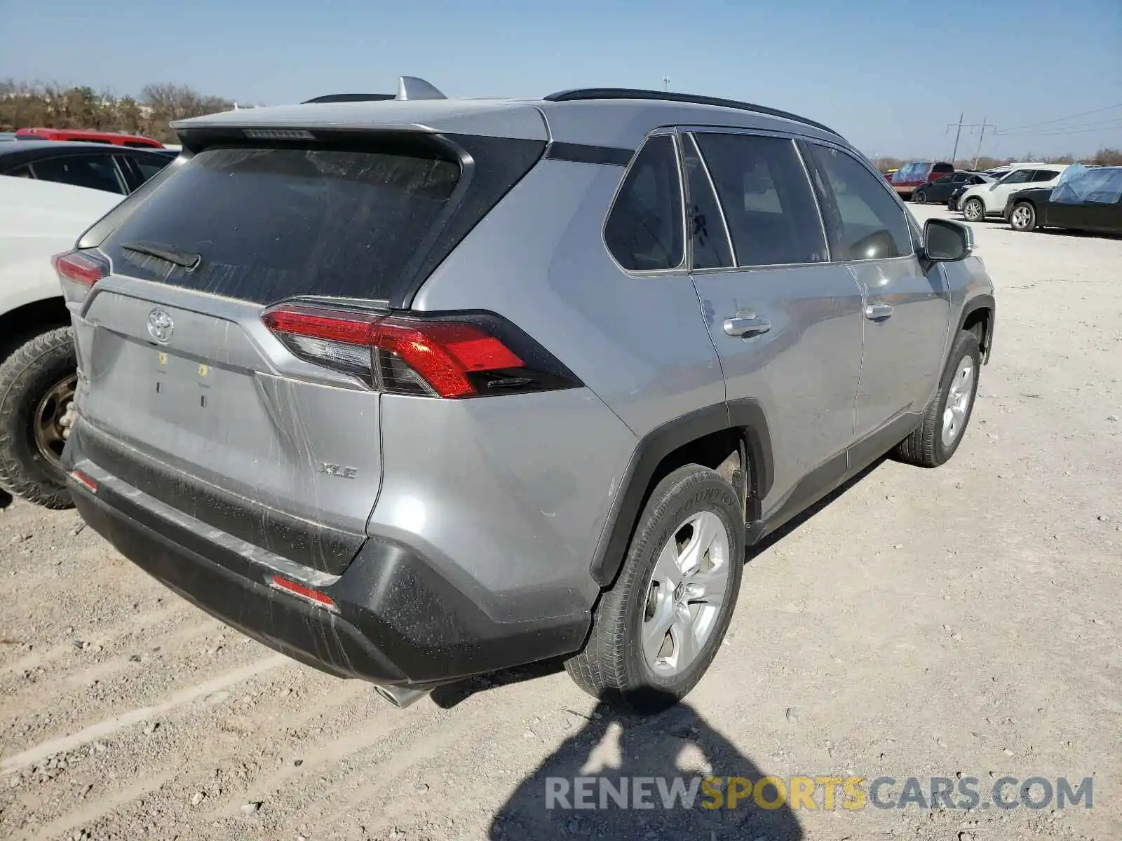 4 Photograph of a damaged car JTMW1RFV9KD016837 TOYOTA RAV4 2019