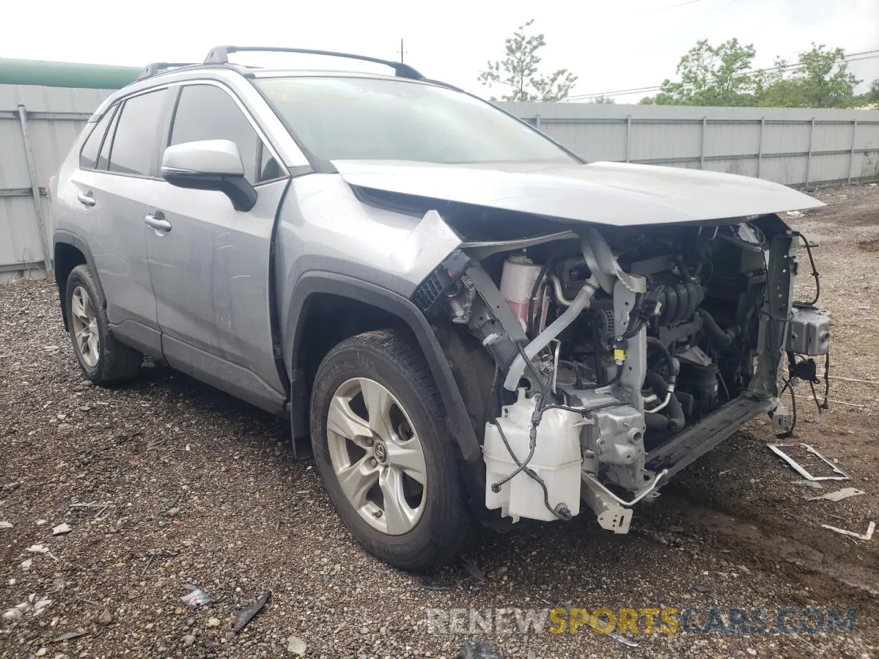 1 Photograph of a damaged car JTMW1RFV9KD018233 TOYOTA RAV4 2019