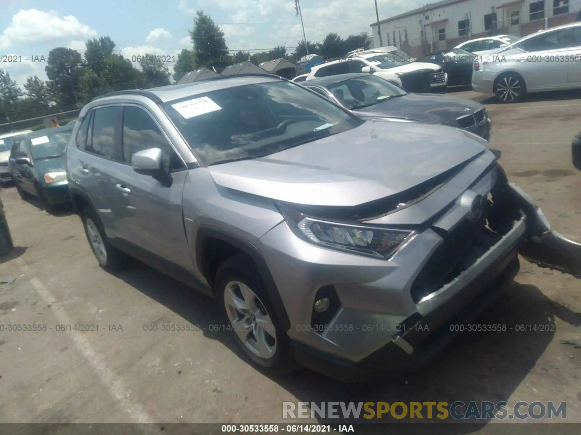 1 Фотография поврежденного автомобиля JTMW1RFV9KD020239 TOYOTA RAV4 2019