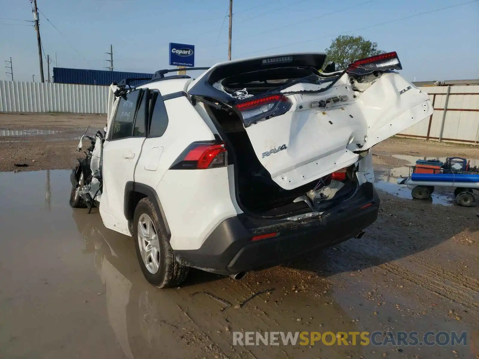 3 Photograph of a damaged car JTMW1RFV9KD020287 TOYOTA RAV4 2019