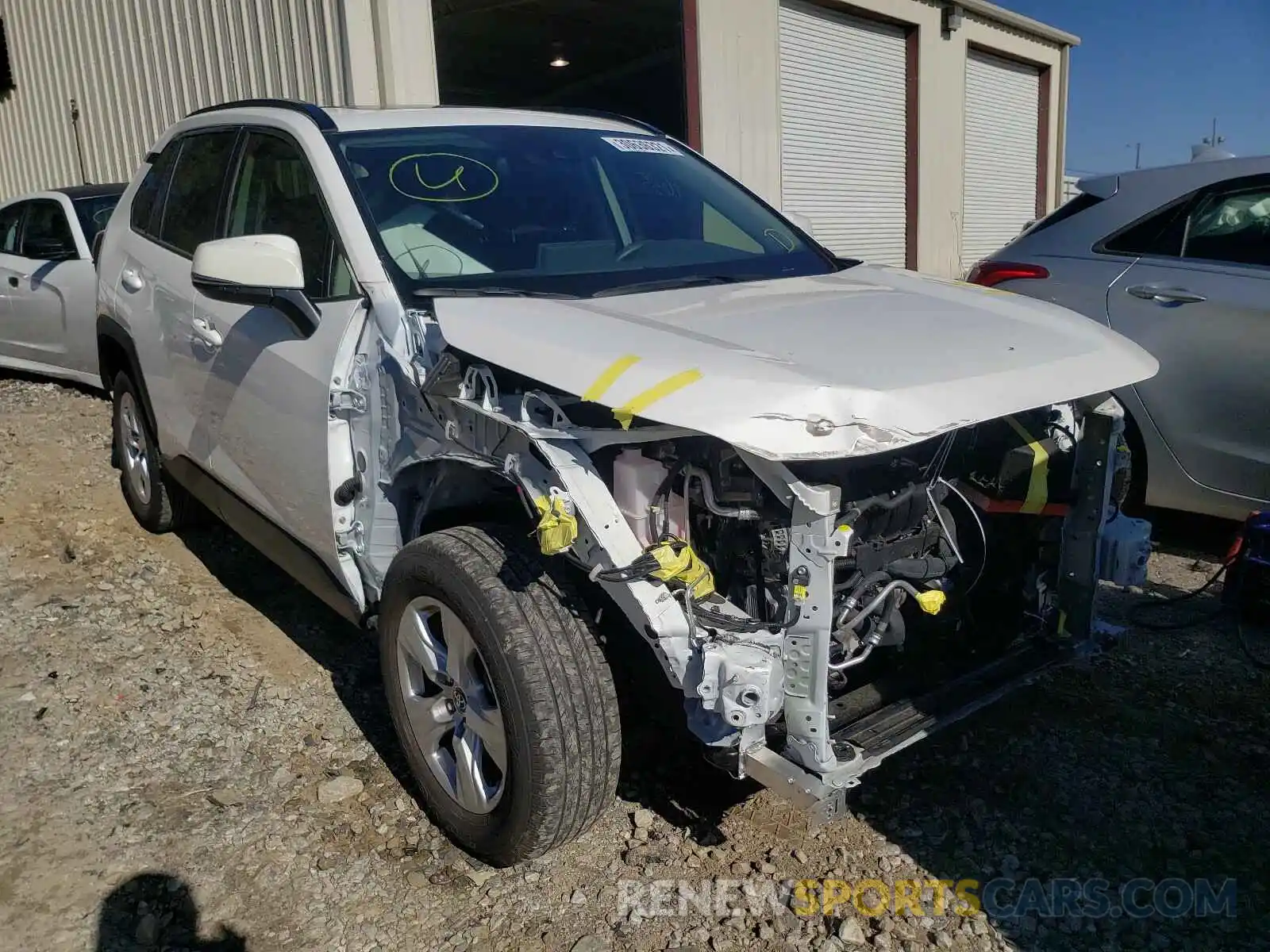 1 Photograph of a damaged car JTMW1RFV9KD022105 TOYOTA RAV4 2019