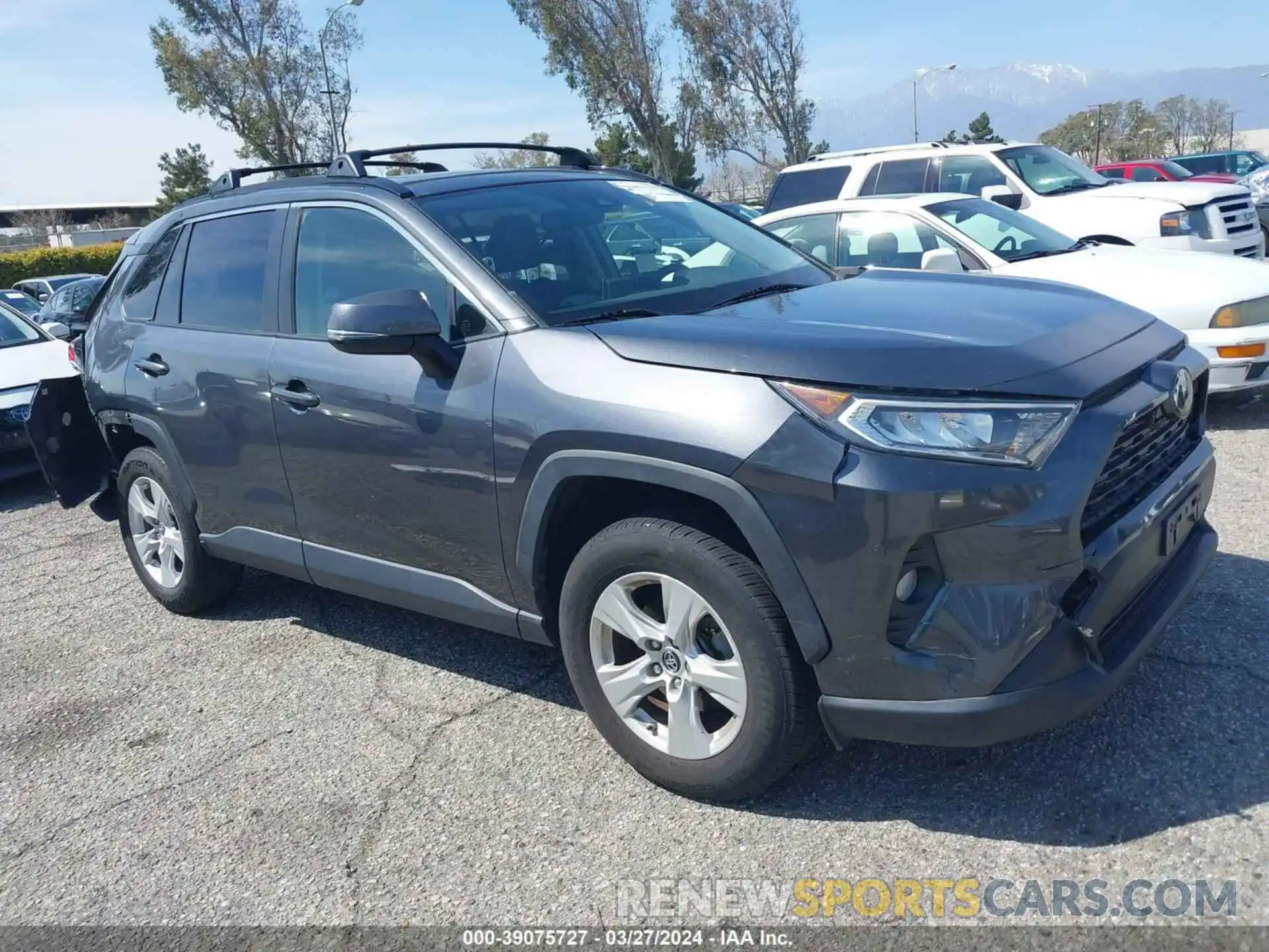 1 Photograph of a damaged car JTMW1RFV9KD023528 TOYOTA RAV4 2019