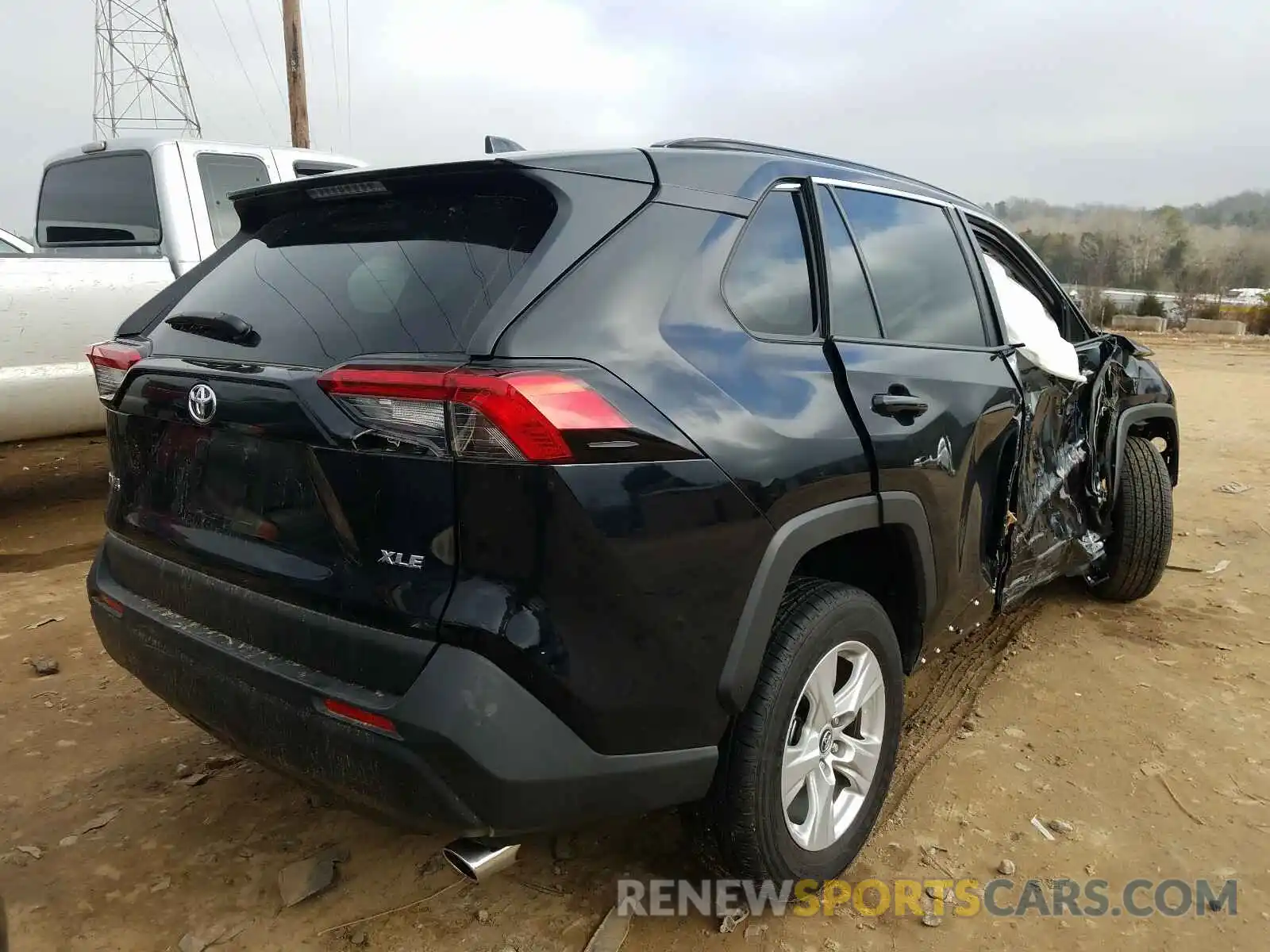 4 Photograph of a damaged car JTMW1RFV9KD029491 TOYOTA RAV4 2019