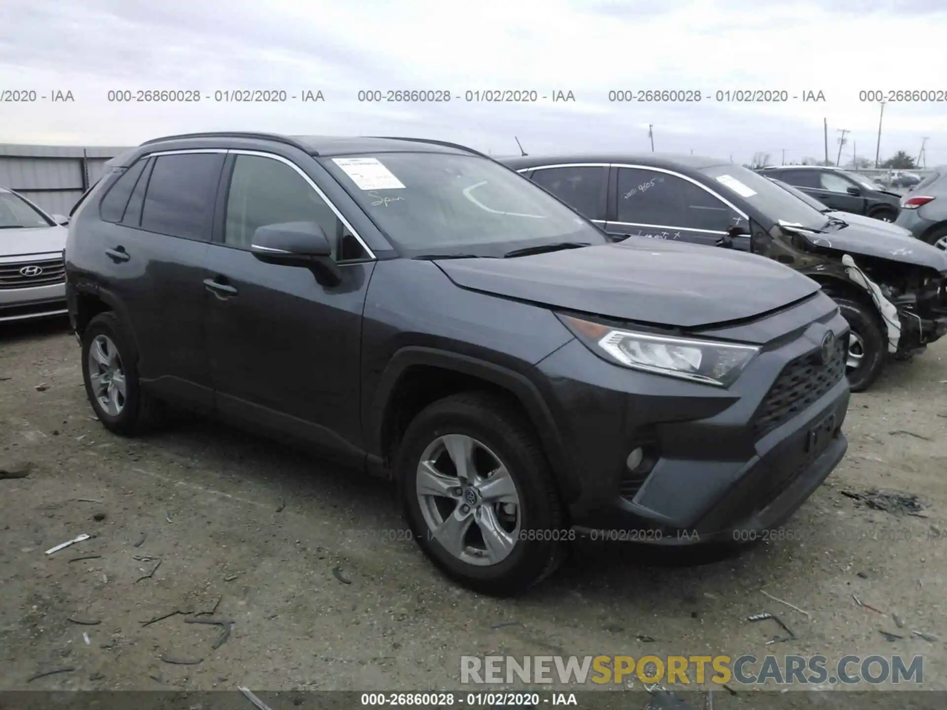 1 Фотография поврежденного автомобиля JTMW1RFV9KD032620 TOYOTA RAV4 2019