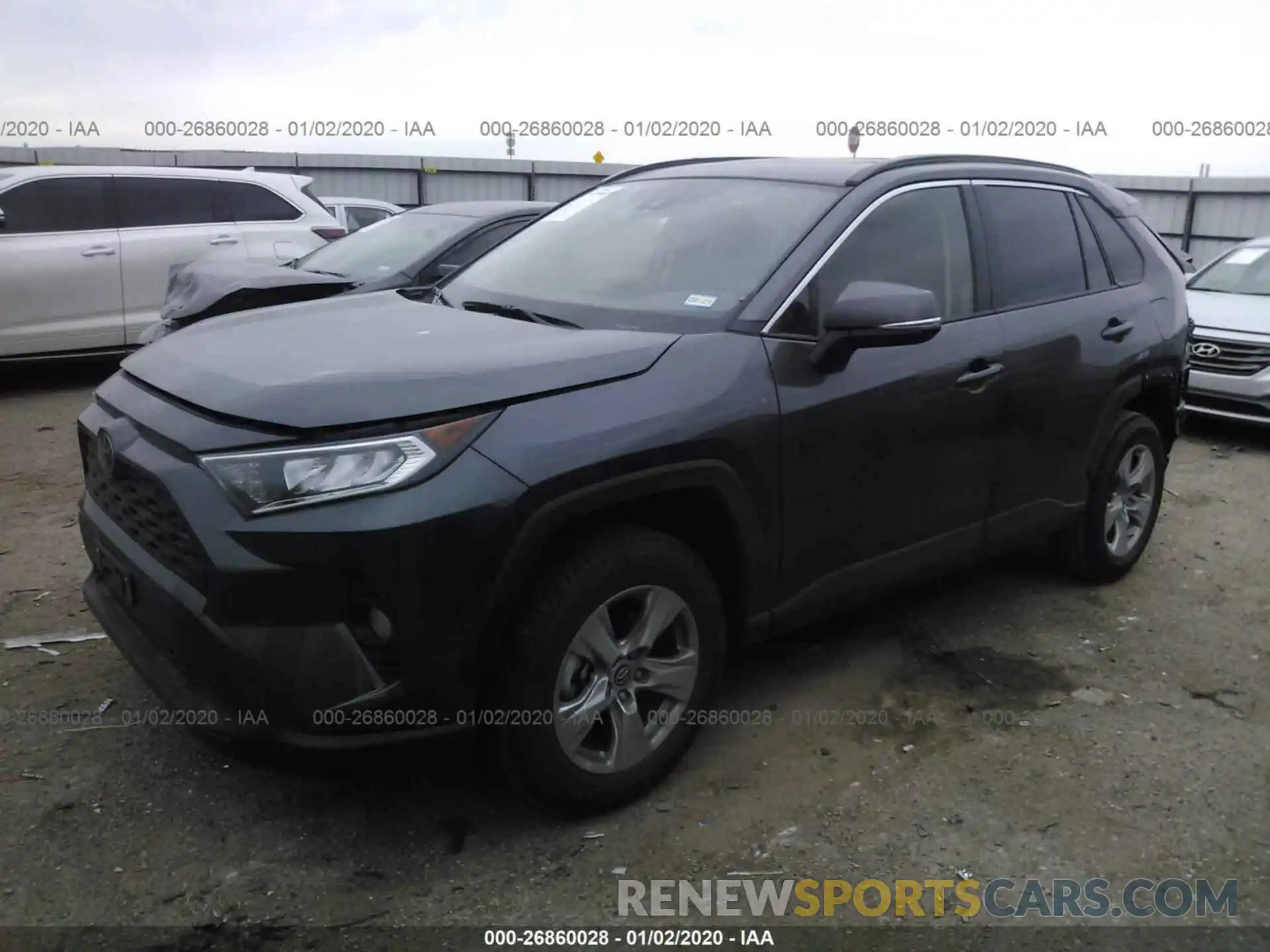 2 Фотография поврежденного автомобиля JTMW1RFV9KD032620 TOYOTA RAV4 2019