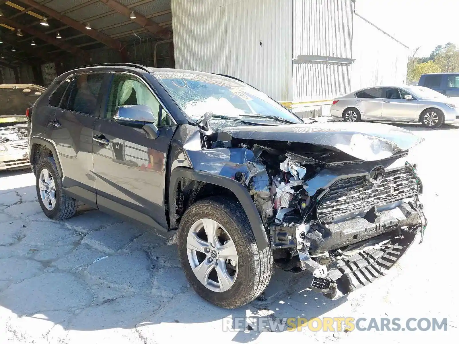 1 Photograph of a damaged car JTMW1RFV9KD033671 TOYOTA RAV4 2019