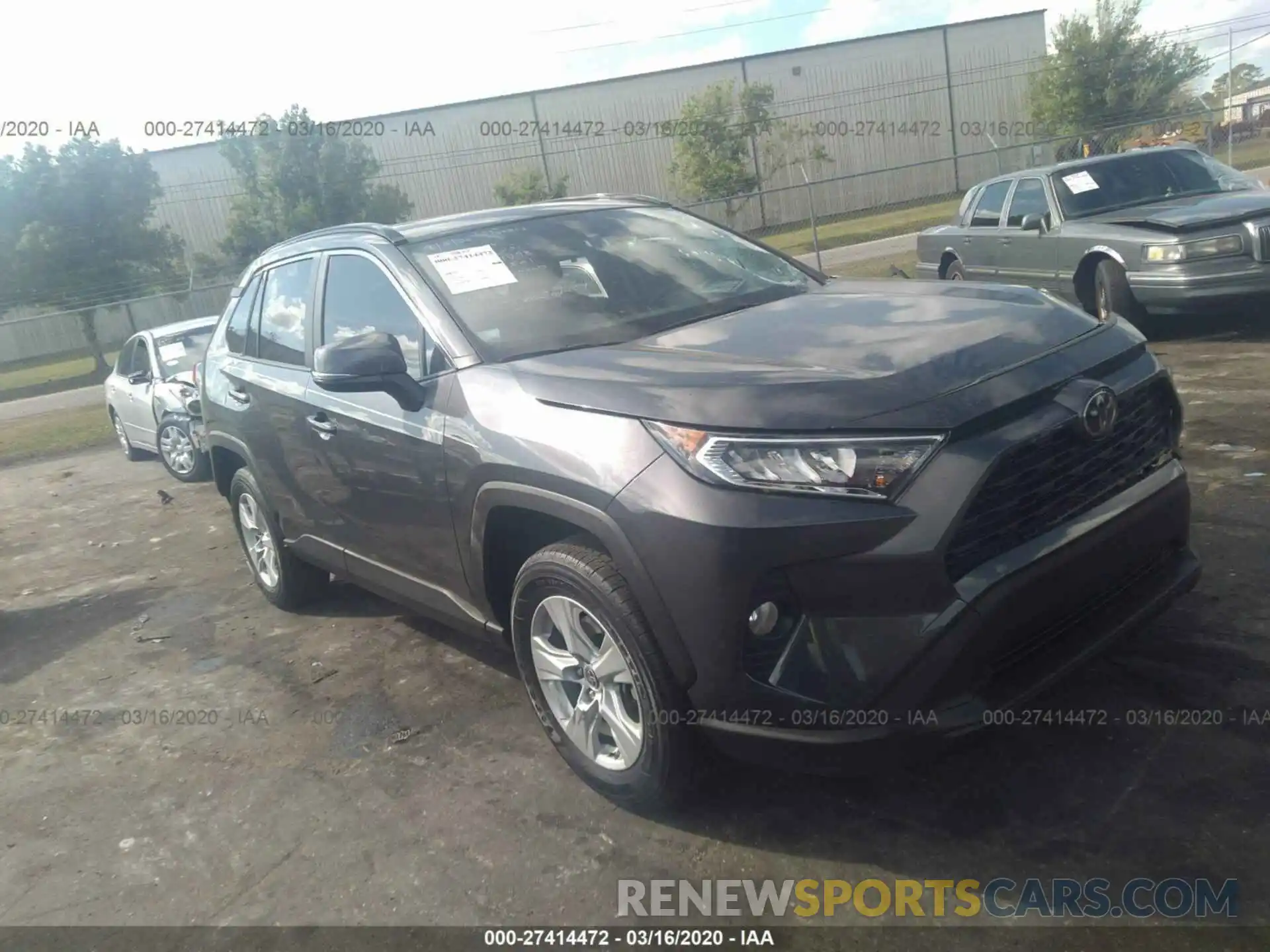 1 Photograph of a damaged car JTMW1RFV9KD038501 TOYOTA RAV4 2019