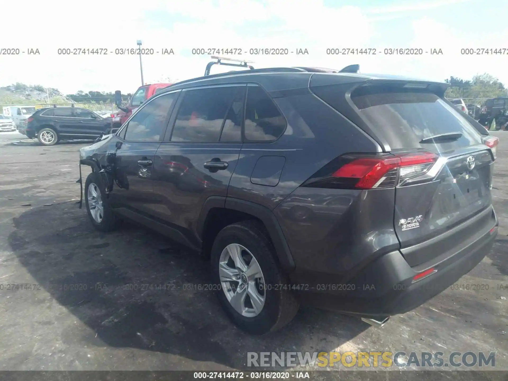 3 Photograph of a damaged car JTMW1RFV9KD038501 TOYOTA RAV4 2019