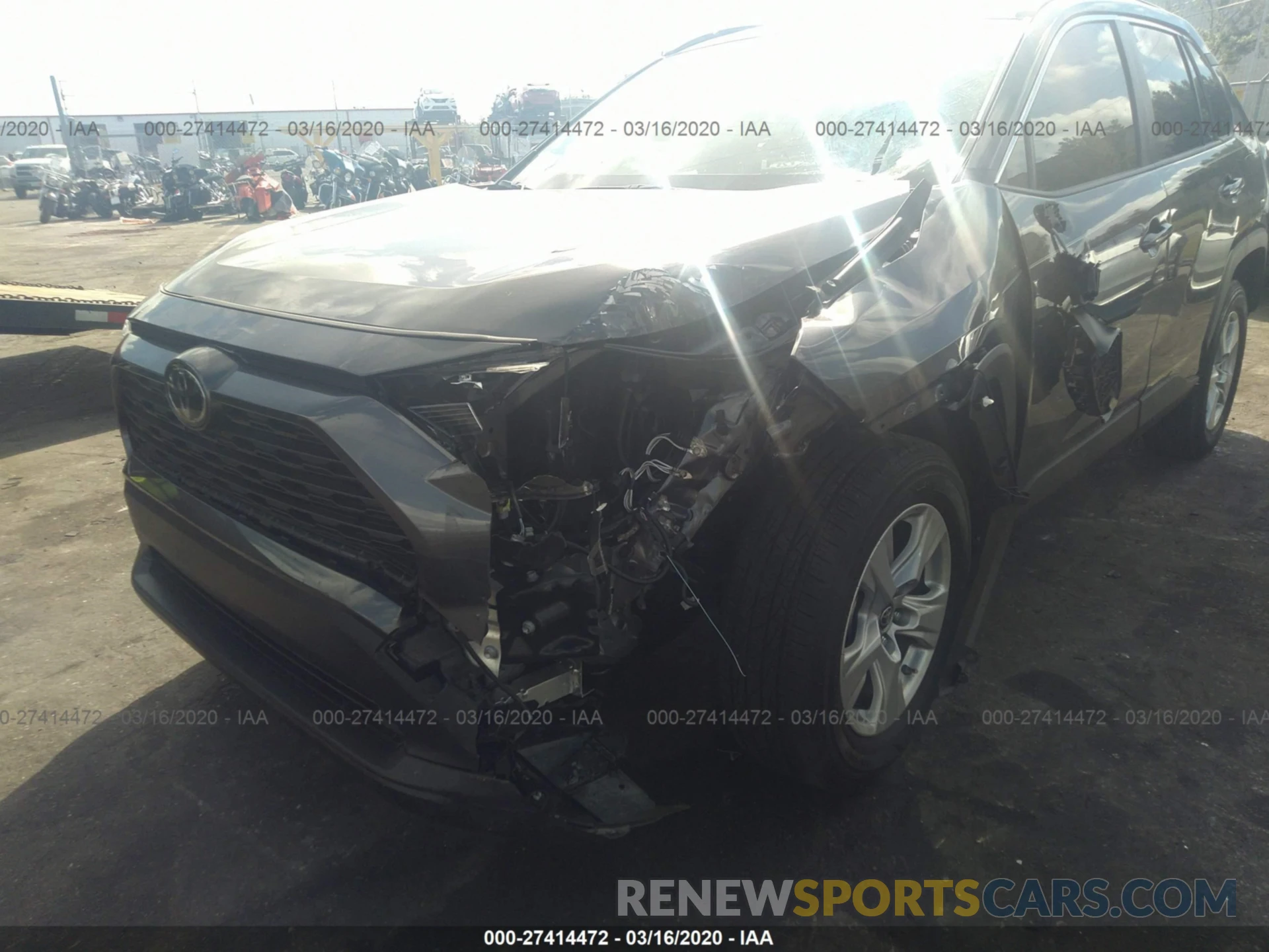 6 Photograph of a damaged car JTMW1RFV9KD038501 TOYOTA RAV4 2019