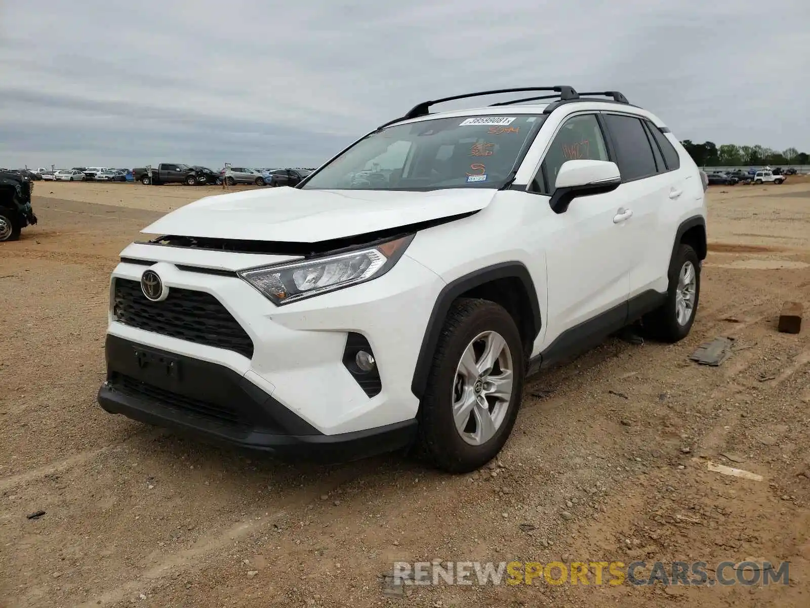 2 Photograph of a damaged car JTMW1RFV9KD038594 TOYOTA RAV4 2019