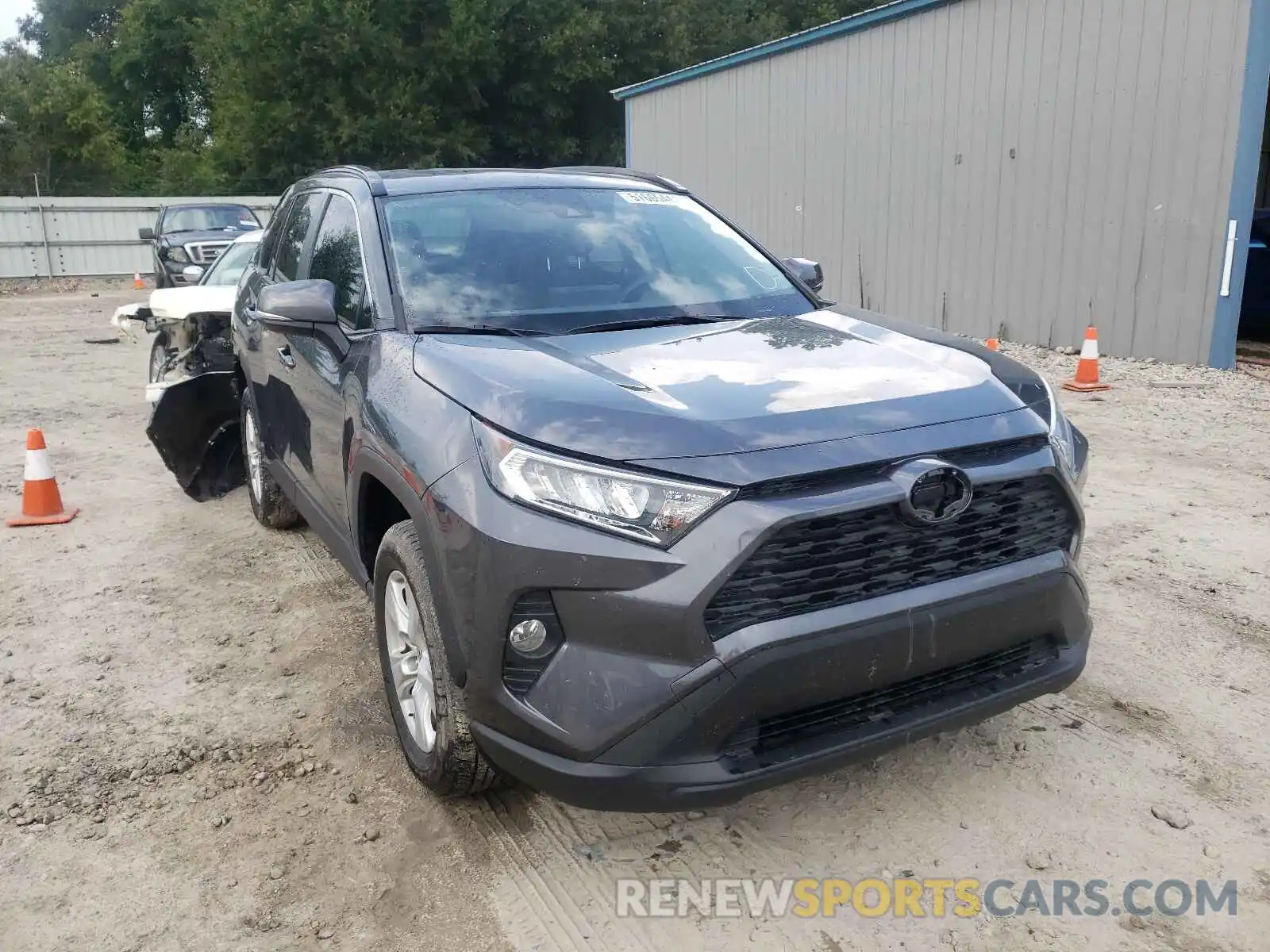 1 Photograph of a damaged car JTMW1RFV9KD039213 TOYOTA RAV4 2019