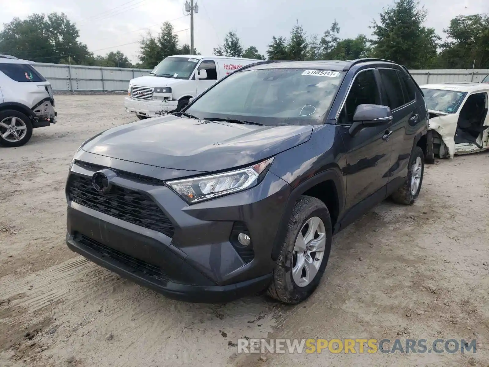 2 Фотография поврежденного автомобиля JTMW1RFV9KD039213 TOYOTA RAV4 2019