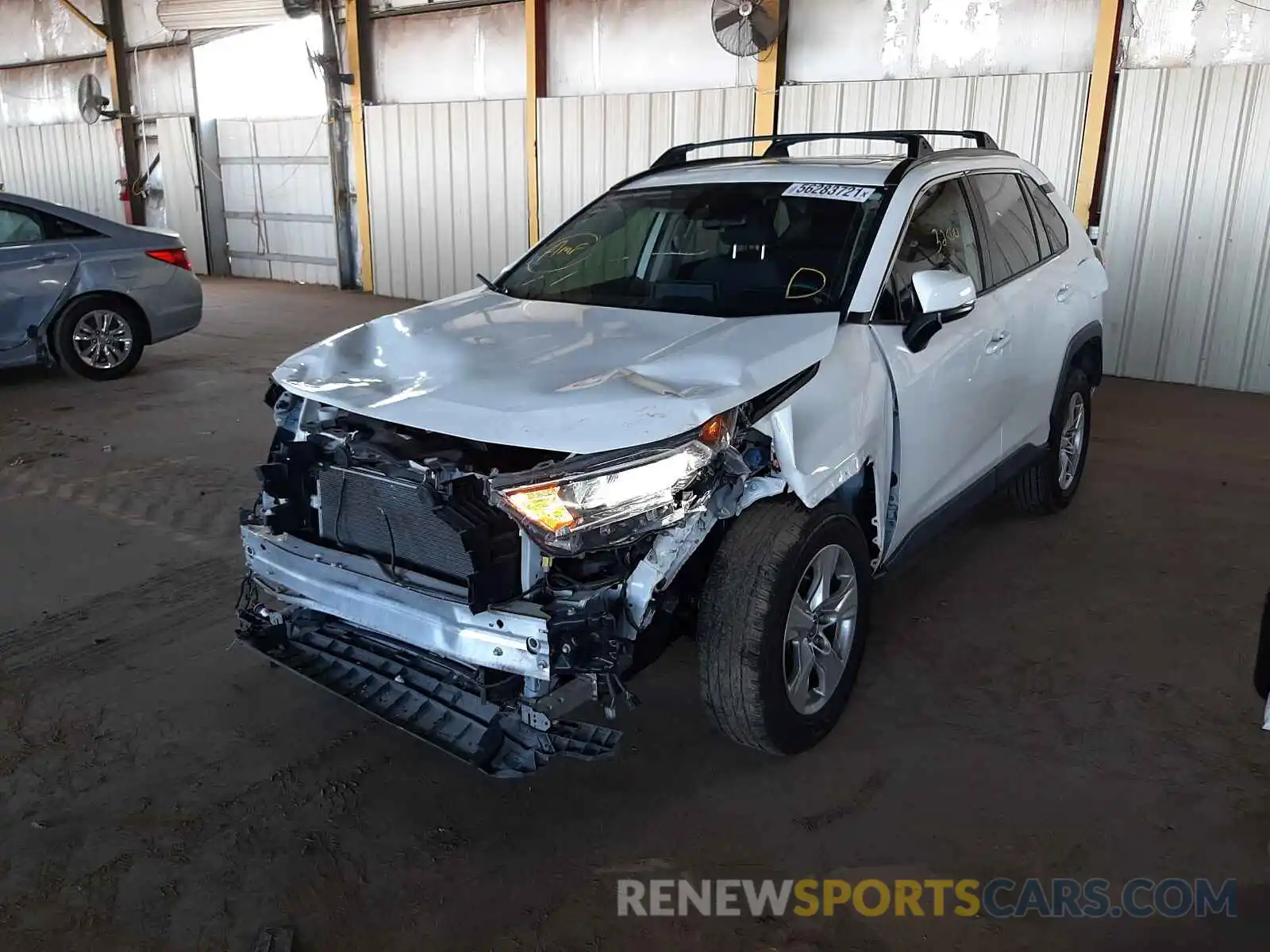 2 Photograph of a damaged car JTMW1RFV9KD501608 TOYOTA RAV4 2019