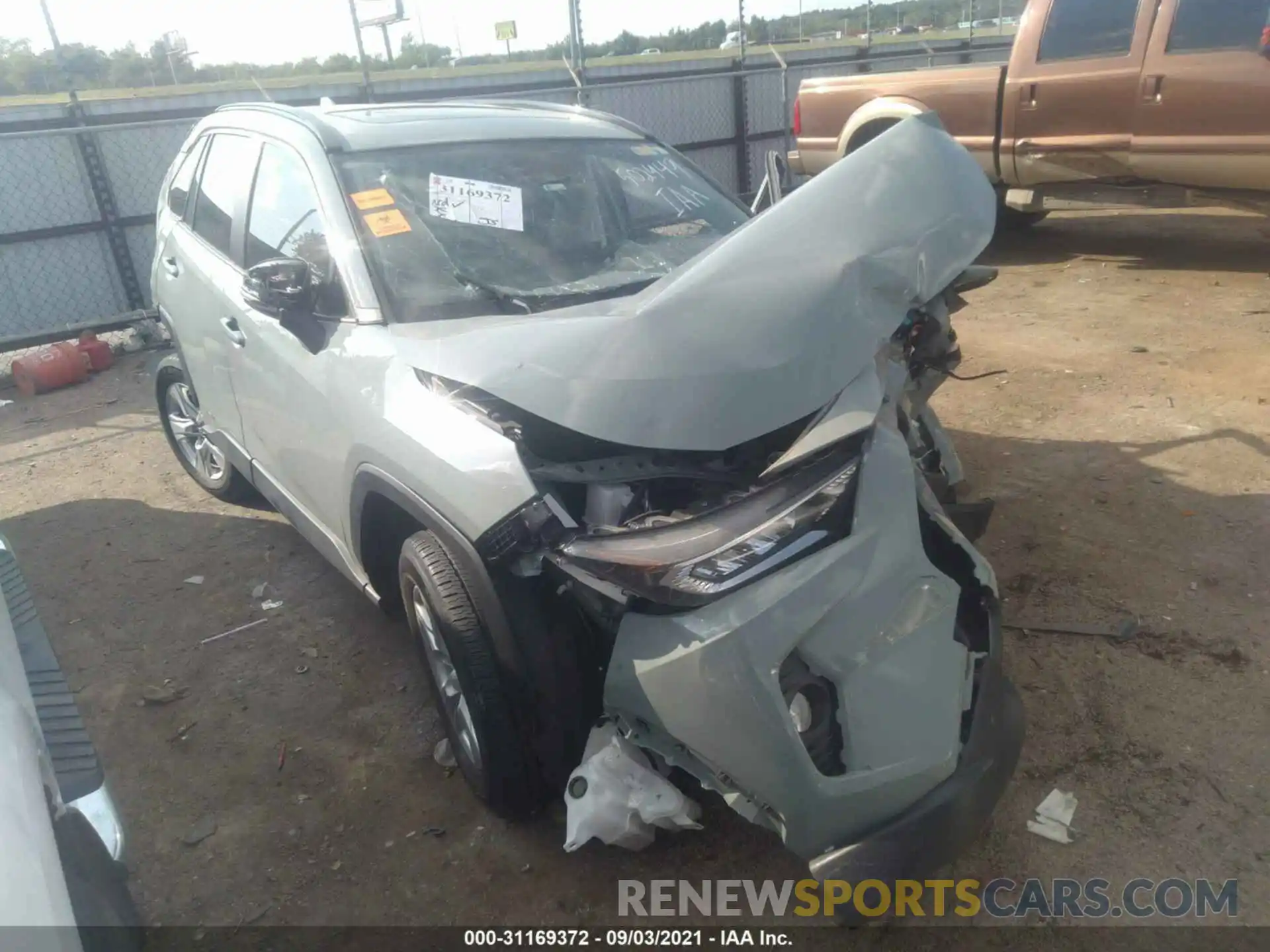 1 Photograph of a damaged car JTMW1RFV9KD502449 TOYOTA RAV4 2019