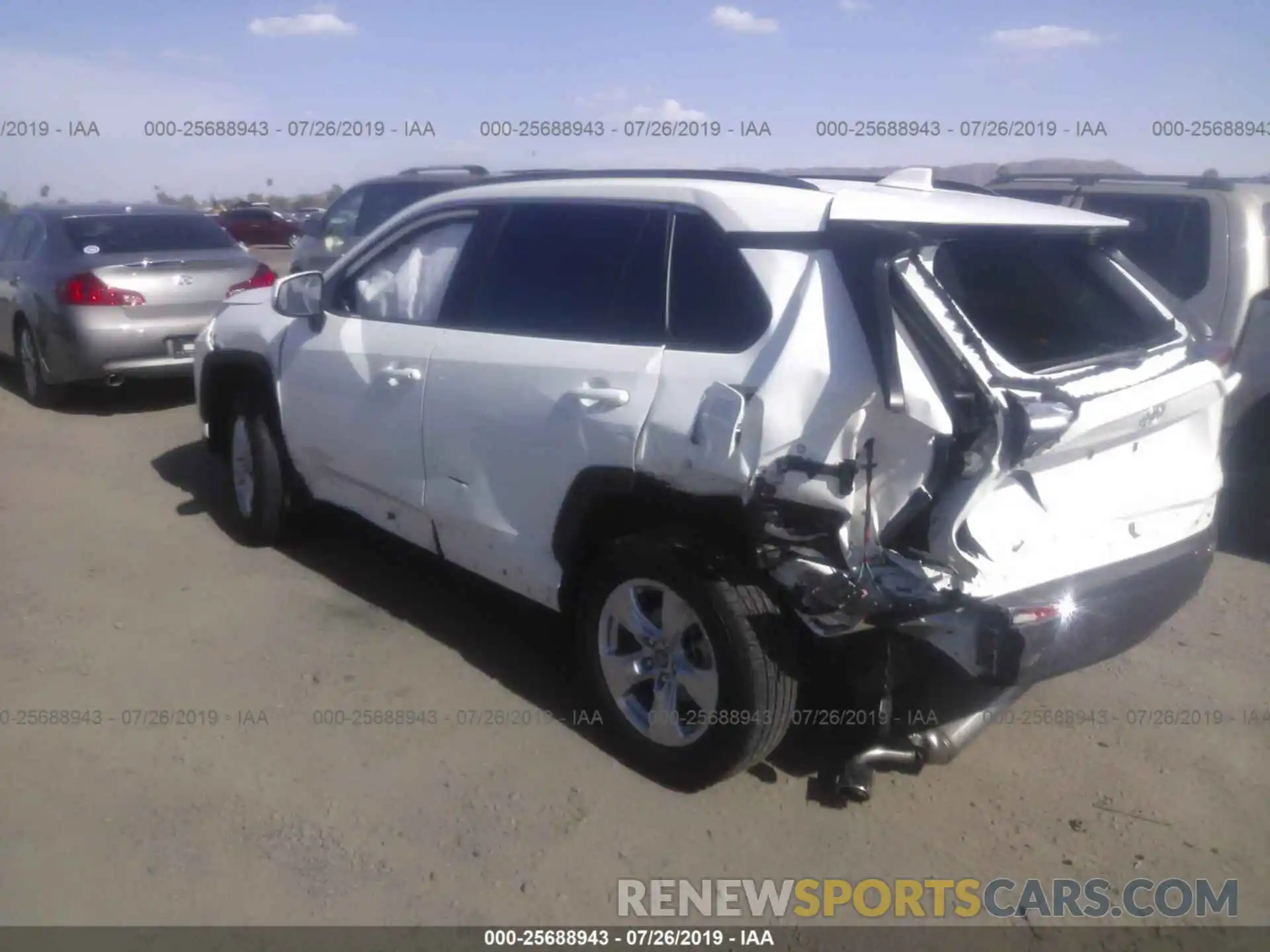 3 Photograph of a damaged car JTMW1RFV9KD502581 TOYOTA RAV4 2019