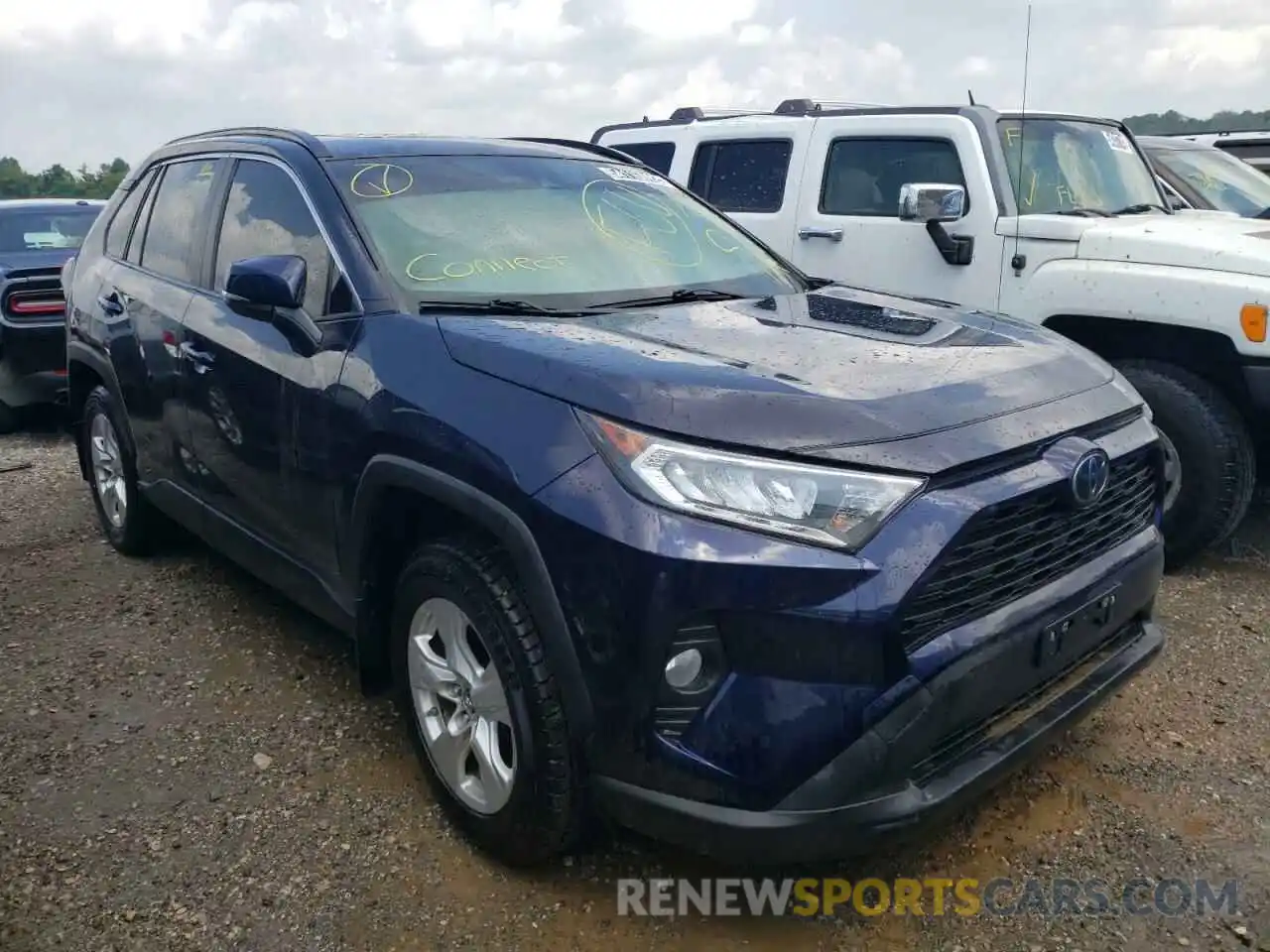 1 Photograph of a damaged car JTMW1RFV9KD502953 TOYOTA RAV4 2019