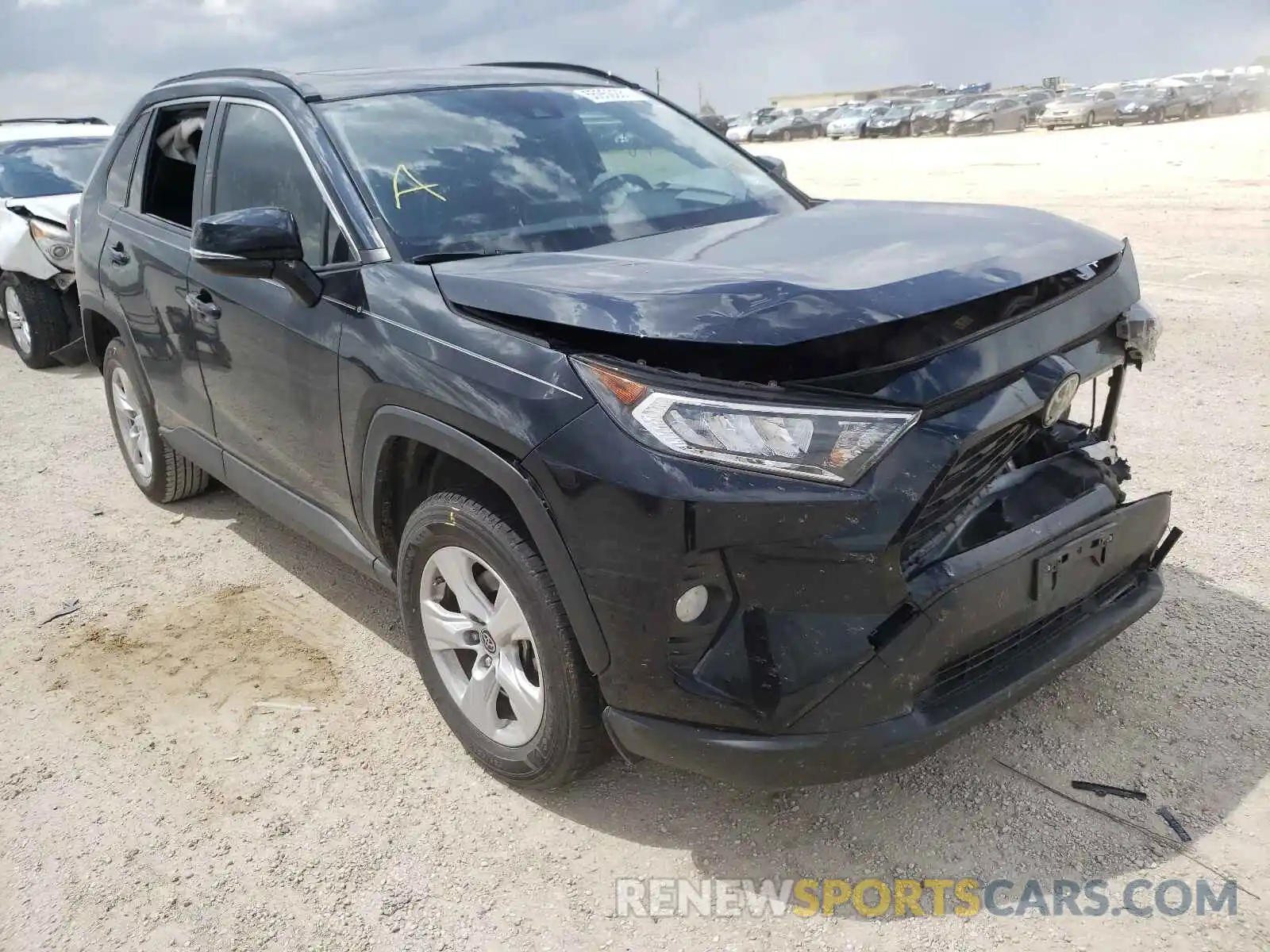 1 Photograph of a damaged car JTMW1RFV9KD505853 TOYOTA RAV4 2019