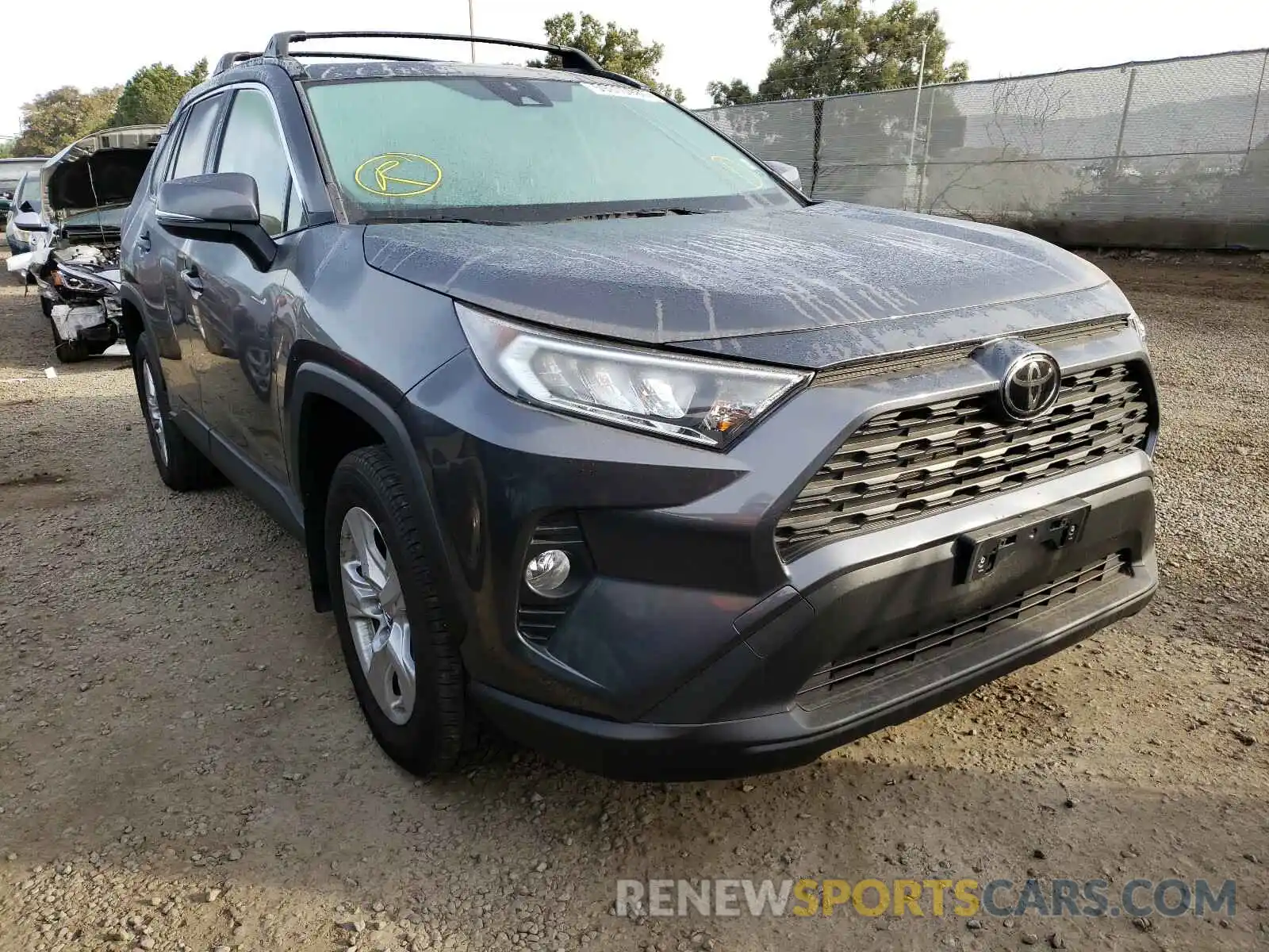 1 Photograph of a damaged car JTMW1RFV9KD513323 TOYOTA RAV4 2019