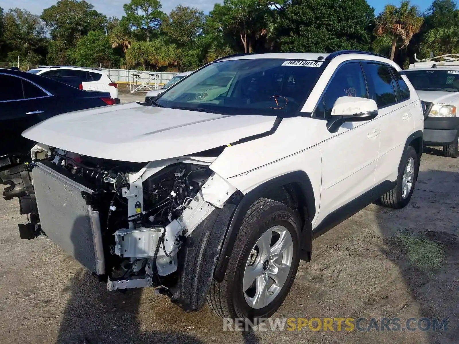 2 Photograph of a damaged car JTMW1RFV9KD513581 TOYOTA RAV4 2019