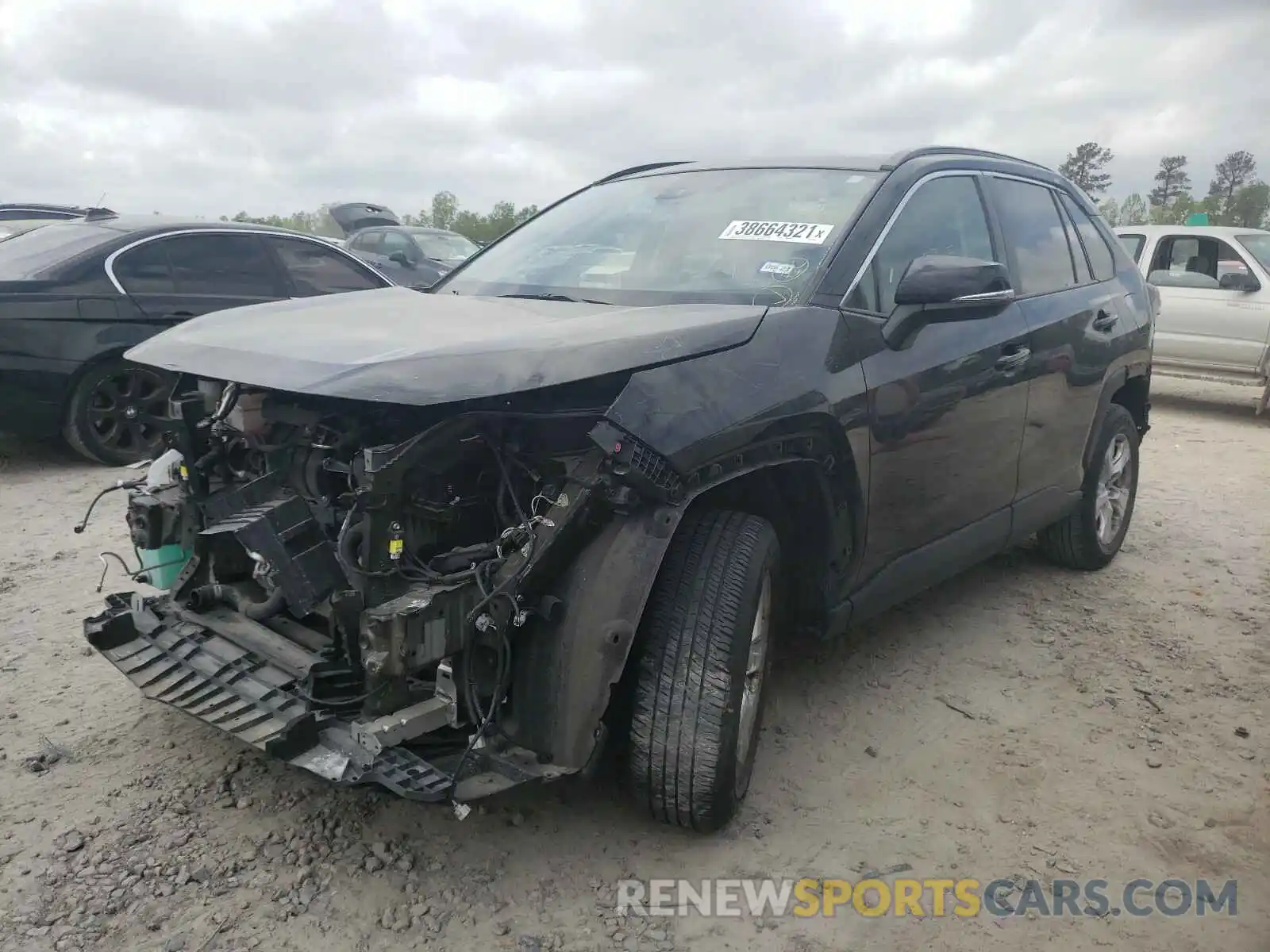 2 Photograph of a damaged car JTMW1RFV9KJ001269 TOYOTA RAV4 2019