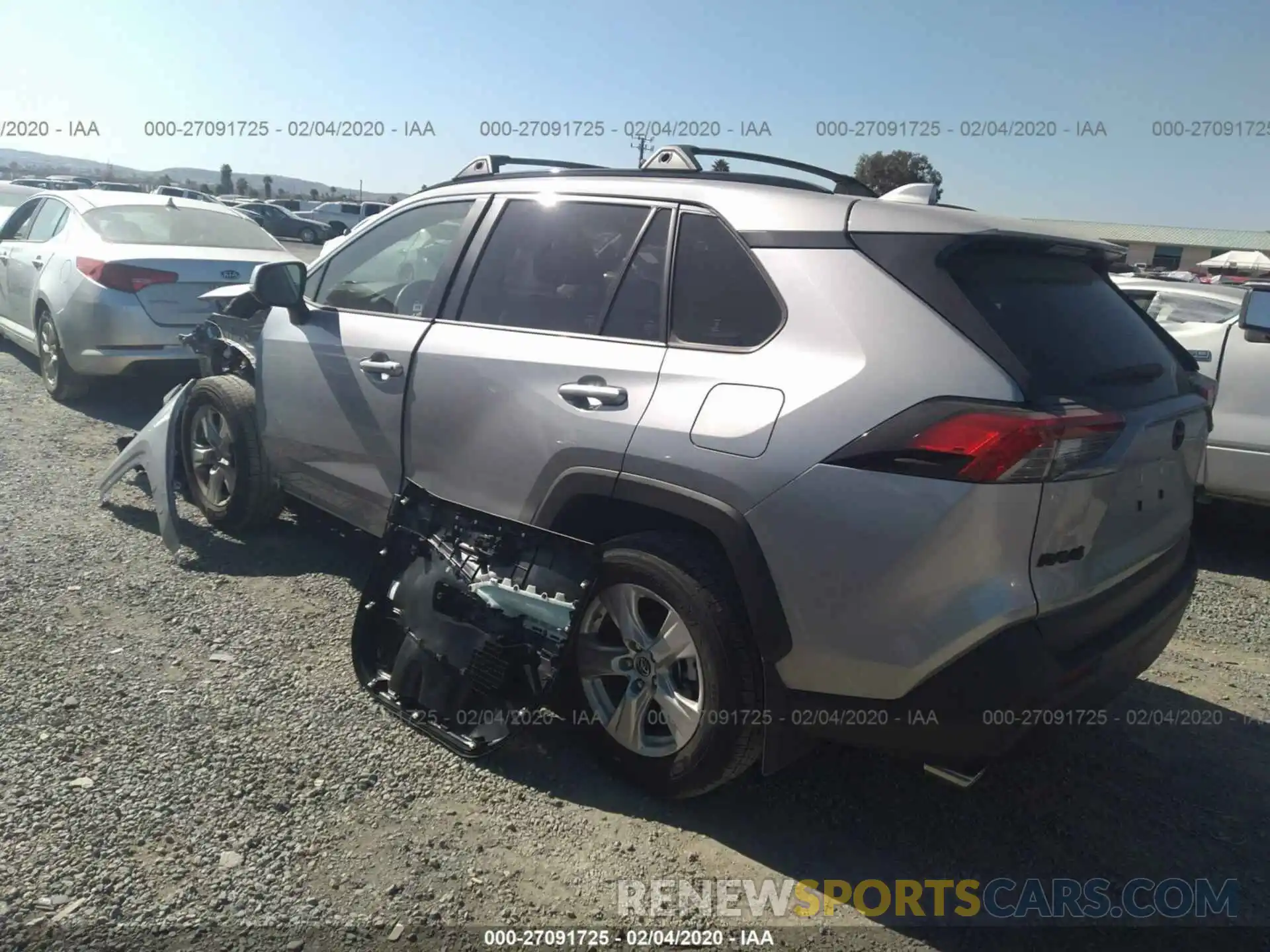 3 Фотография поврежденного автомобиля JTMW1RFV9KJ001580 TOYOTA RAV4 2019