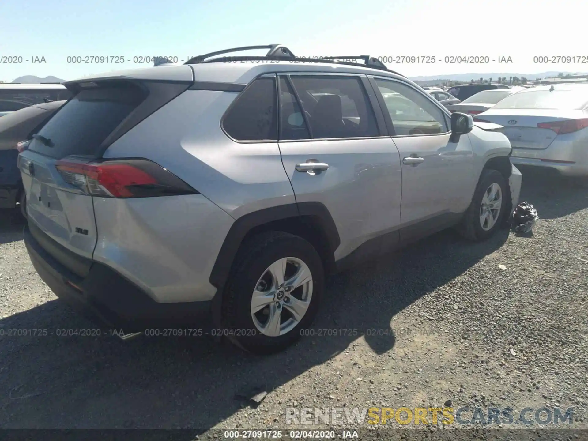 4 Фотография поврежденного автомобиля JTMW1RFV9KJ001580 TOYOTA RAV4 2019